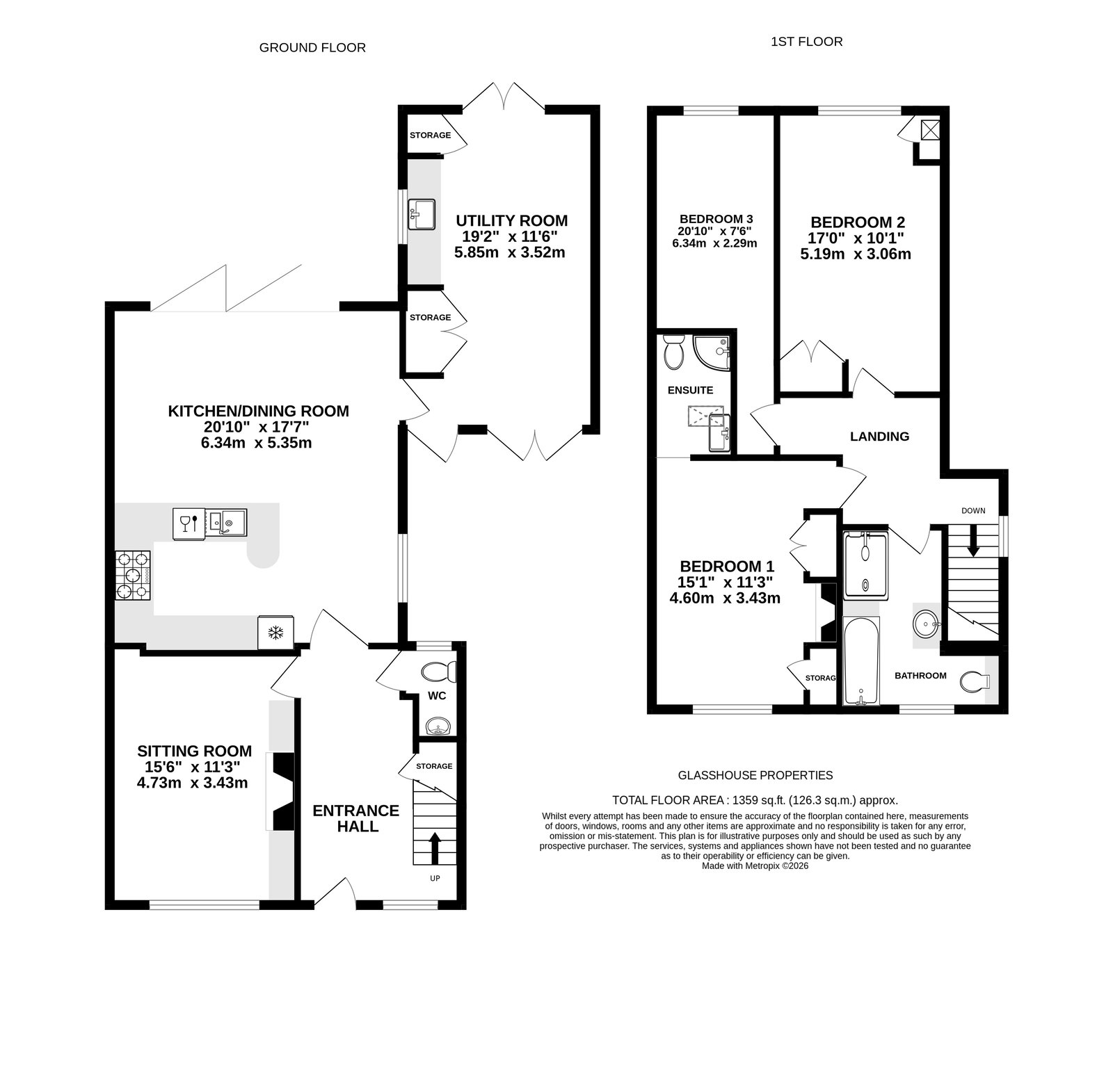 56, Highmore Street, Hereford floorplan