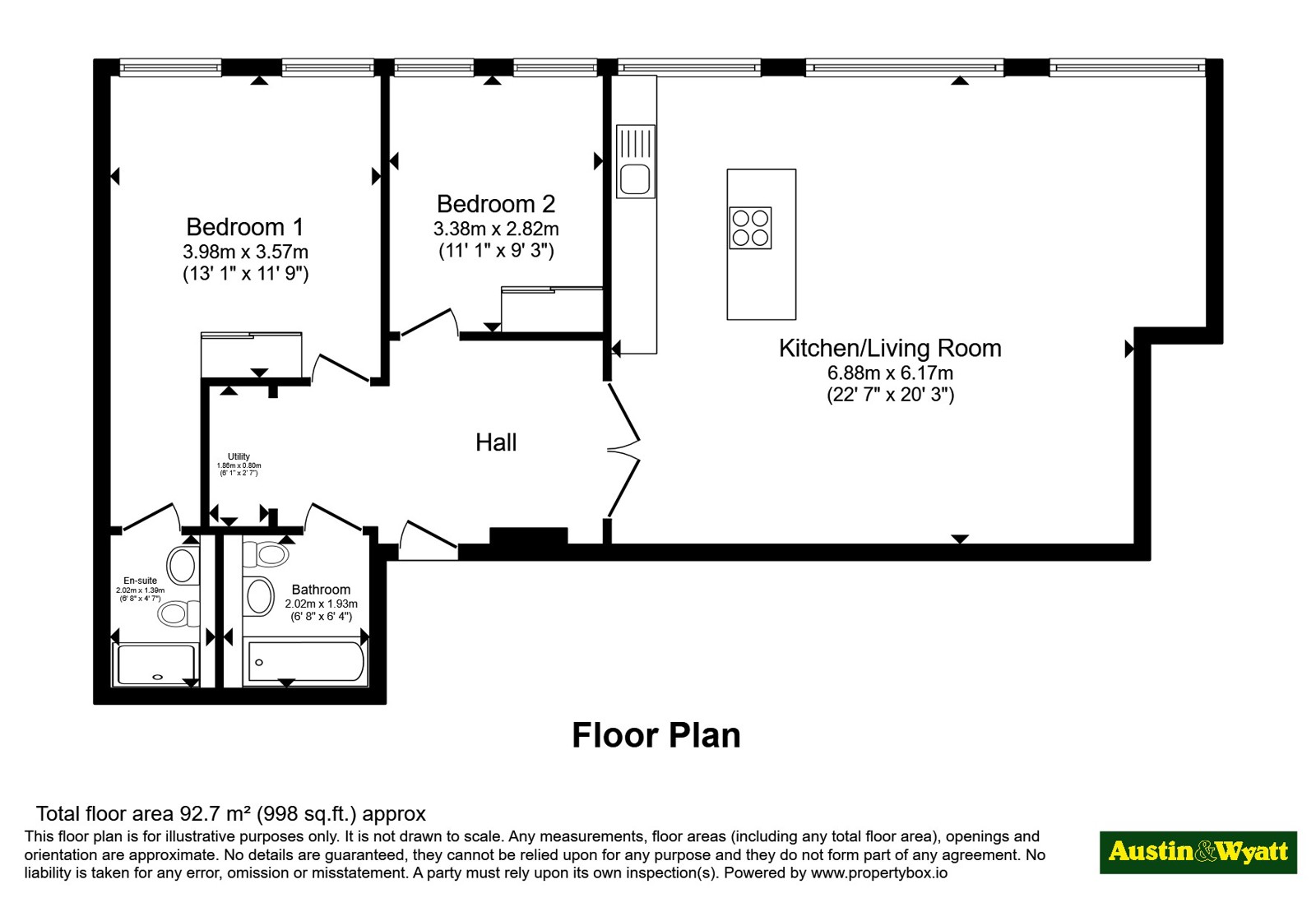 16 Bristol & West House,, Post Office Road, Dorset floorplan