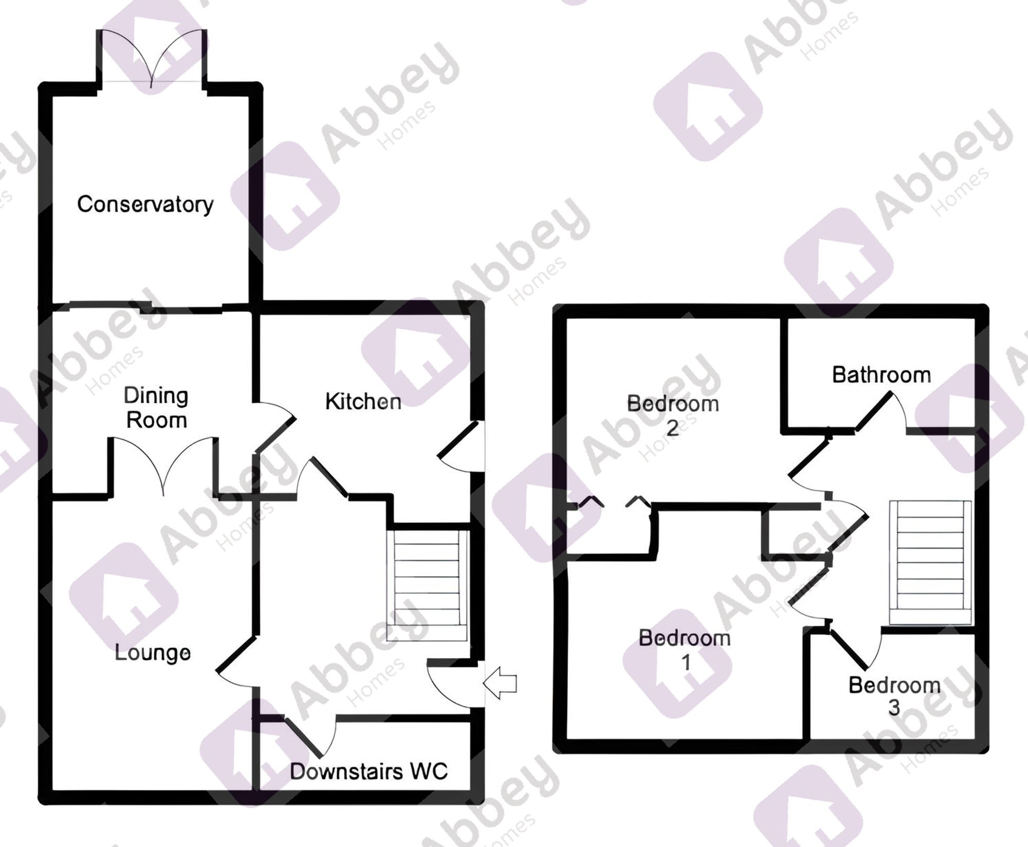 8 Somerfield Walk, Leicester floorplan