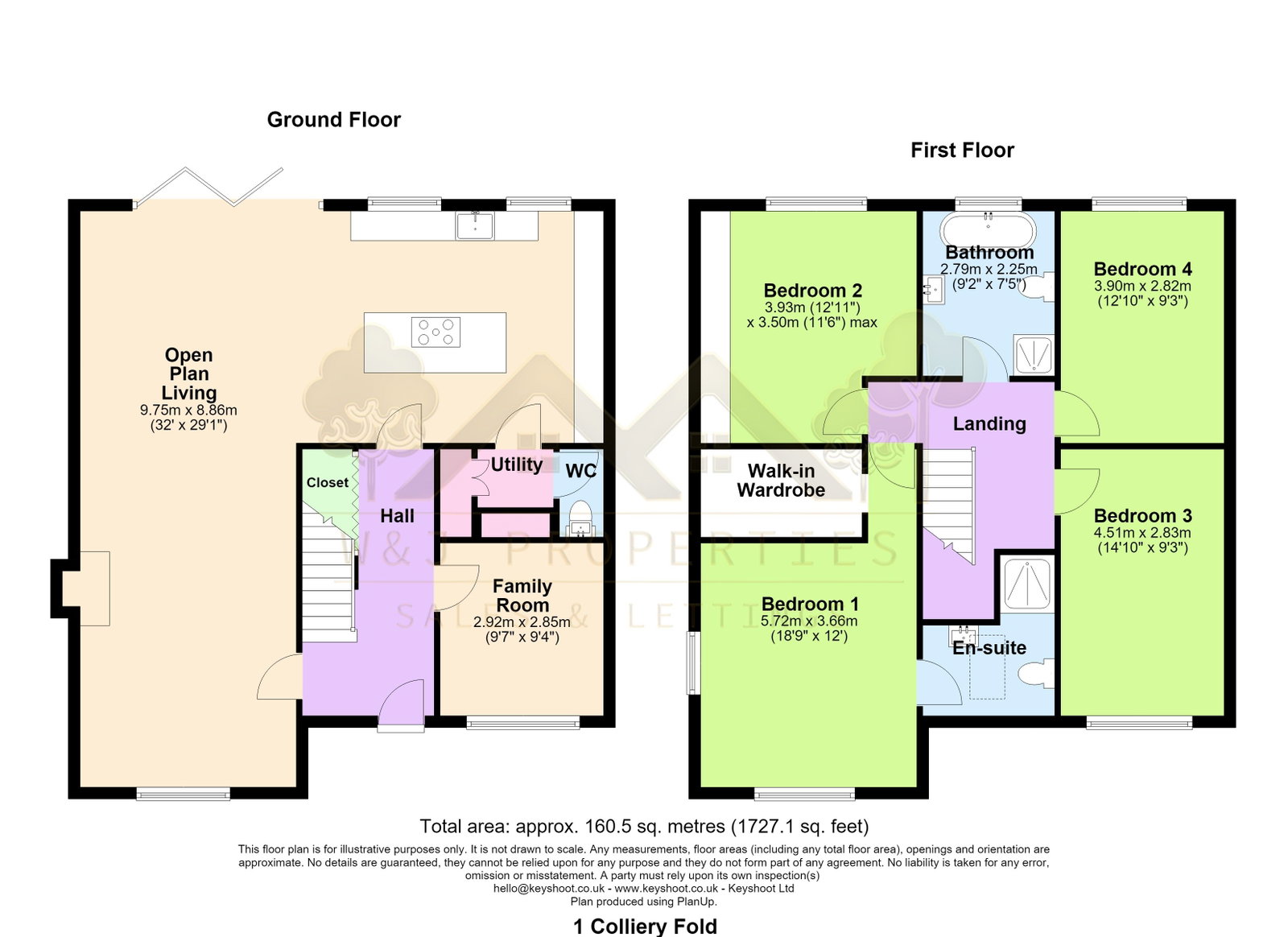 1 Colliery Fold, Accrington floorplan
