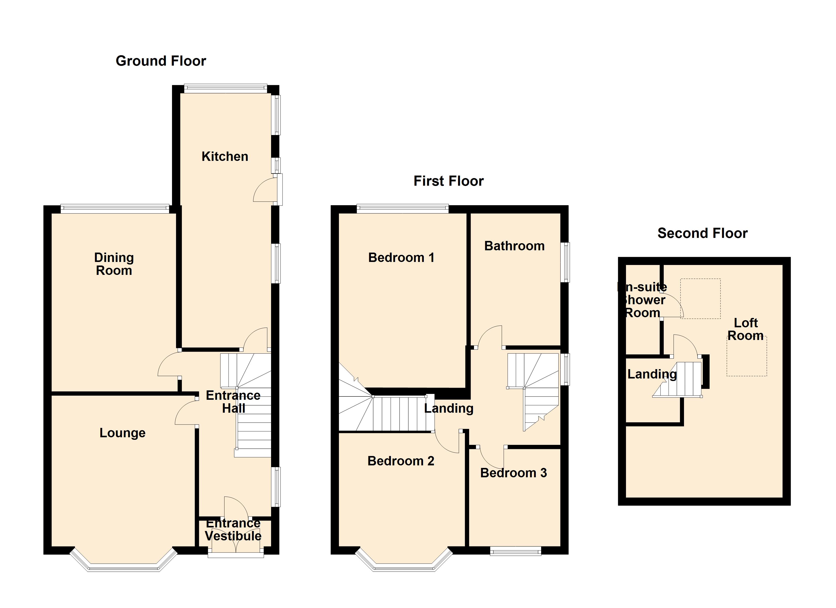 3 Bedrooms Semi-detached house for sale in Knowle Avenue, Blackpool, Lancashire FY2