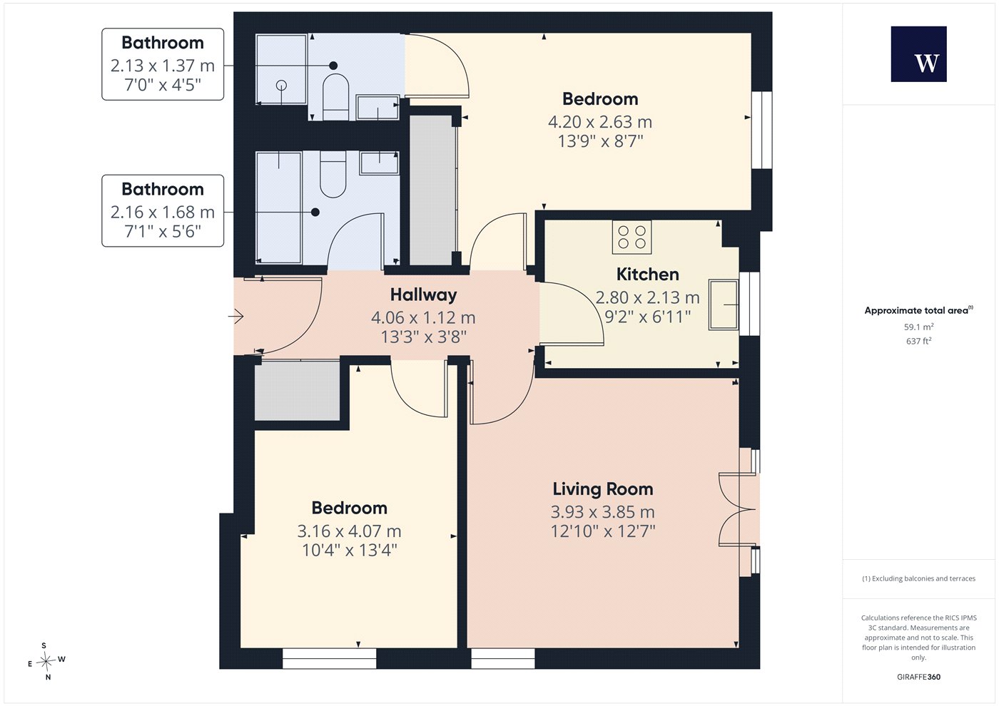 Charles Haller Street, London floorplan