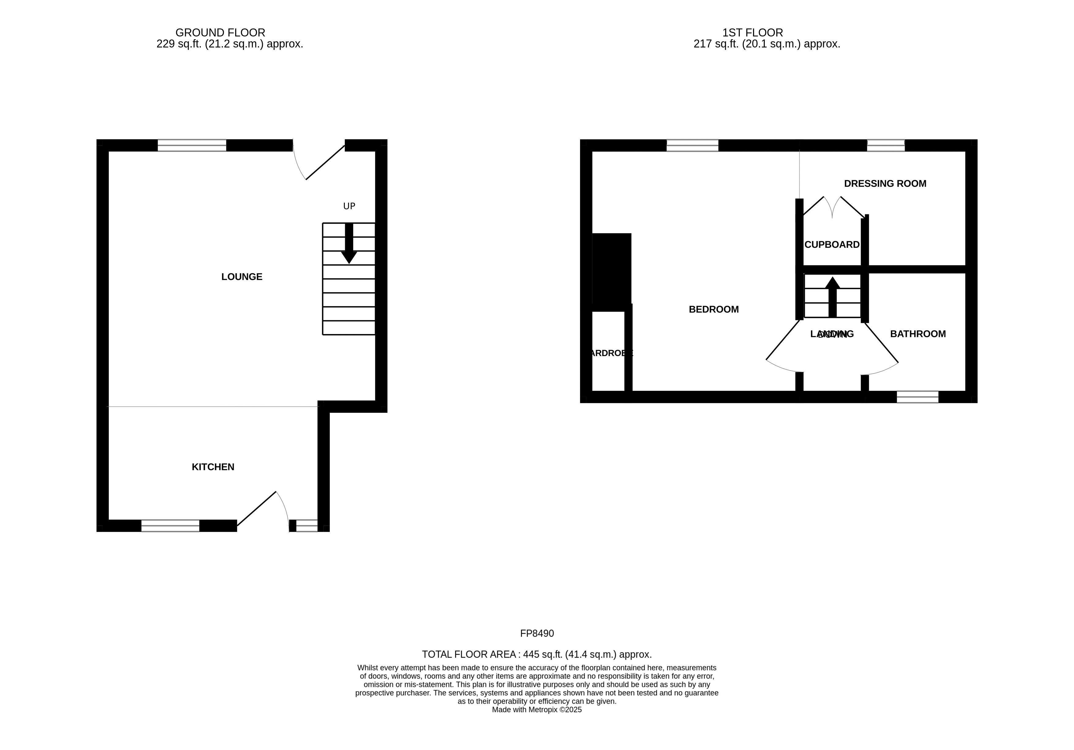 16, Crown Lane, Conwy floorplan