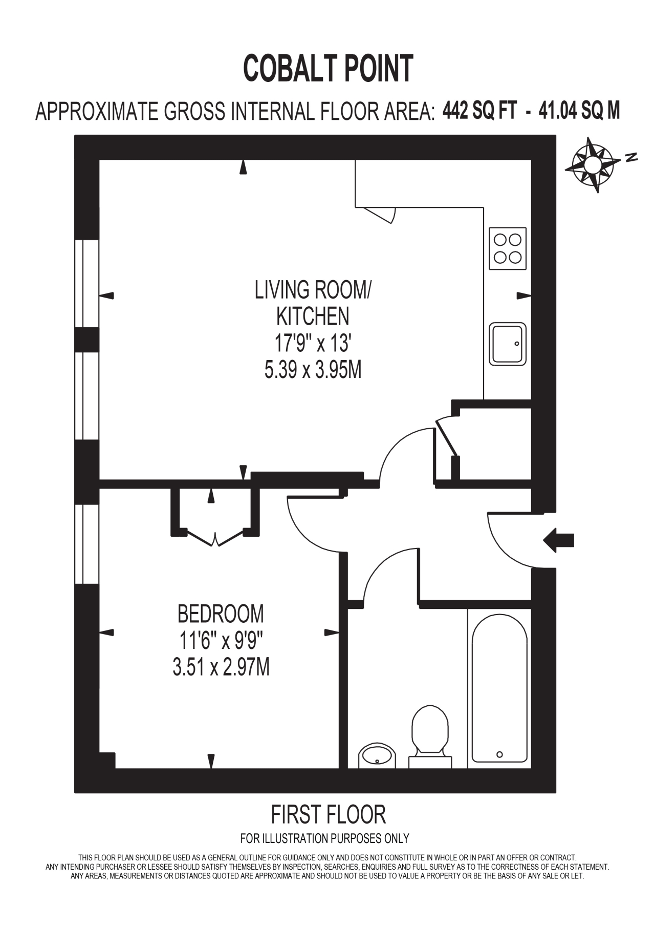 Flat 102, 38, Cobalt Point, Millharbour, London floorplan