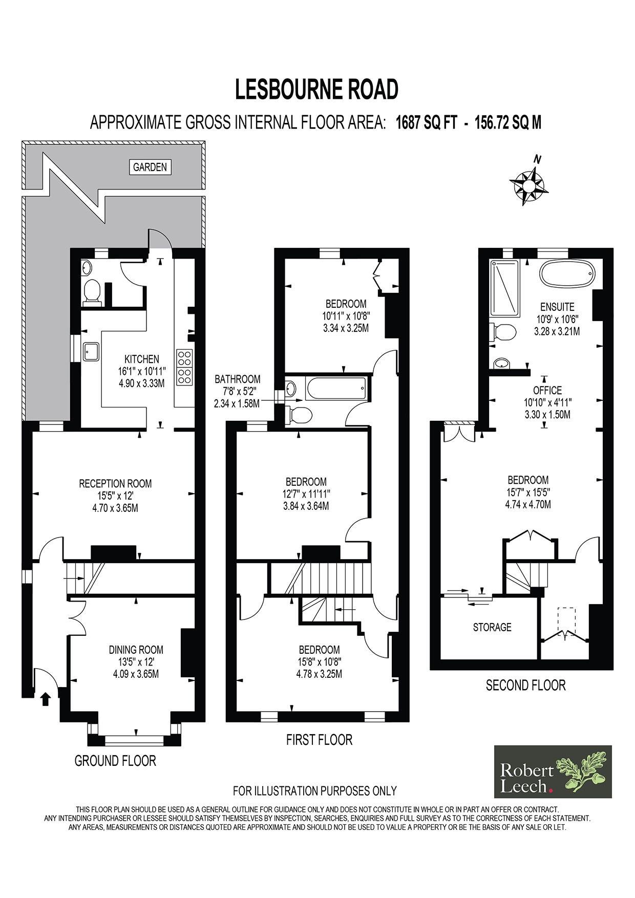 Lesbourne Road, Reigate RH2, 4 bedroom semidetached house for sale