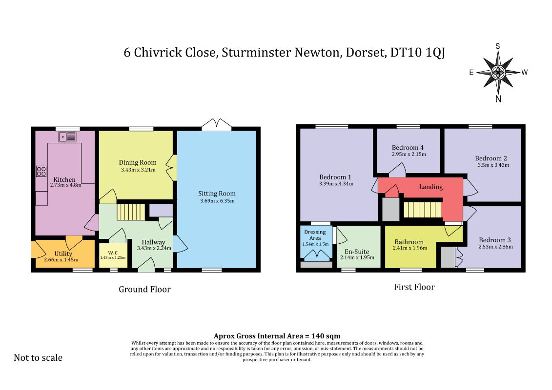 6 Chivrick Close, Sturminster Newton floorplan