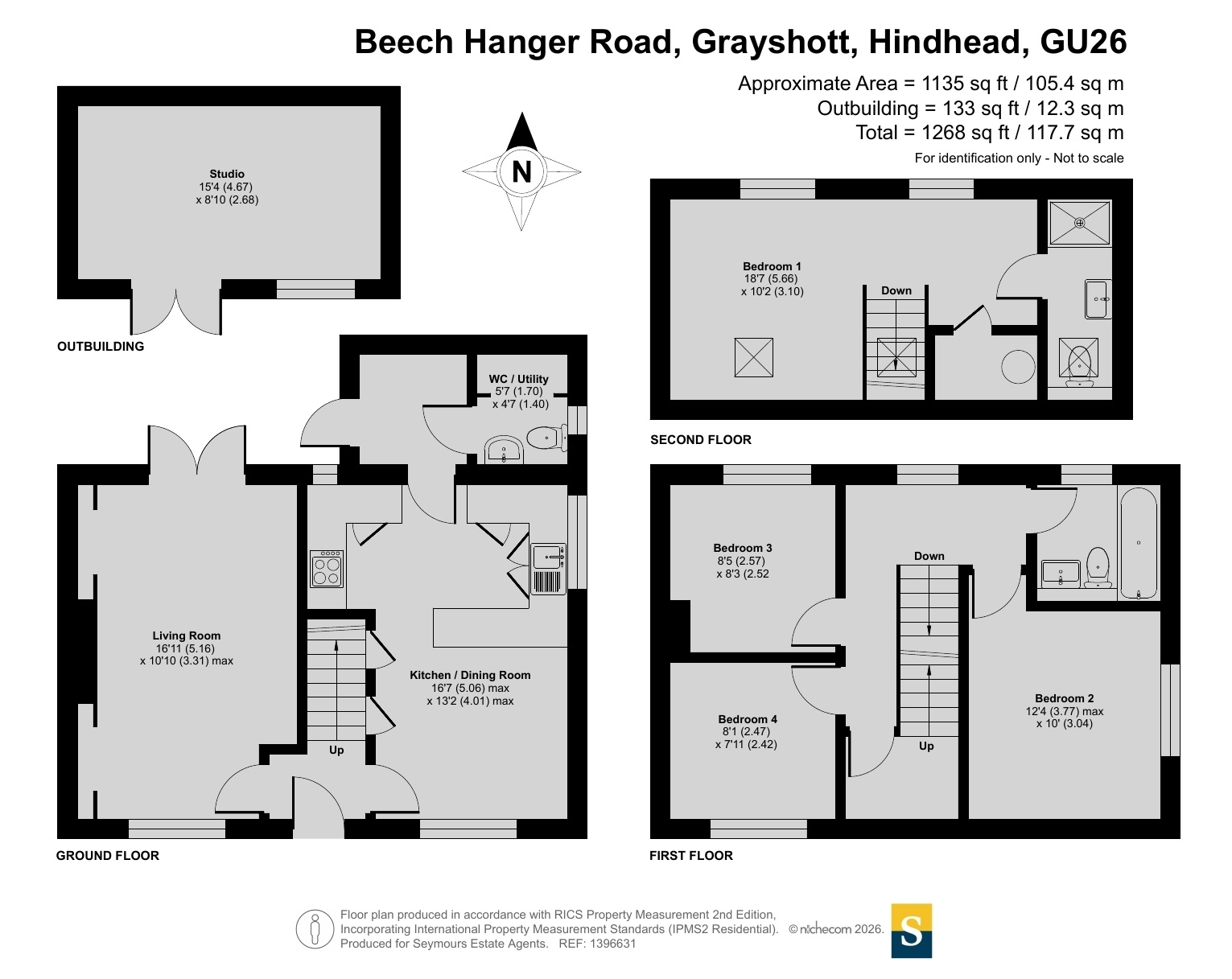3, Beech Hanger Road, Hindhead floorplan