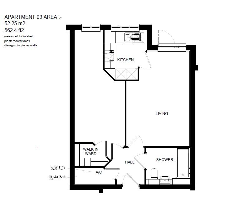 Apartment 3, Invicta Lodge, Nash Road, Margate floorplan