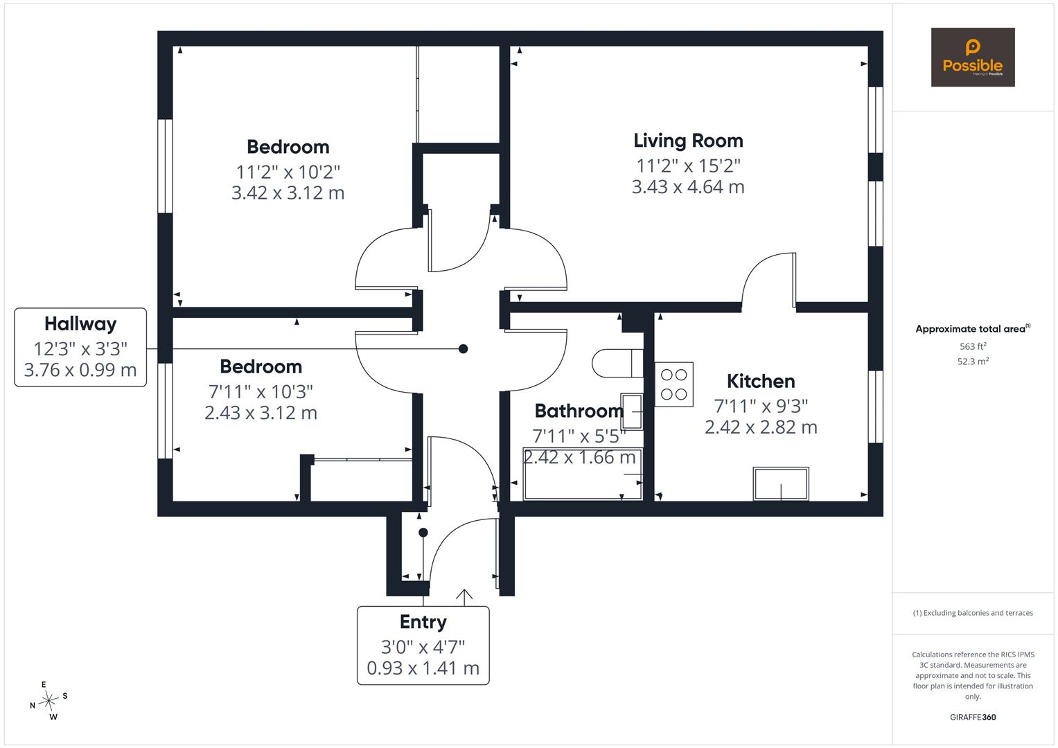 9, Woodland Court, Scone floorplan