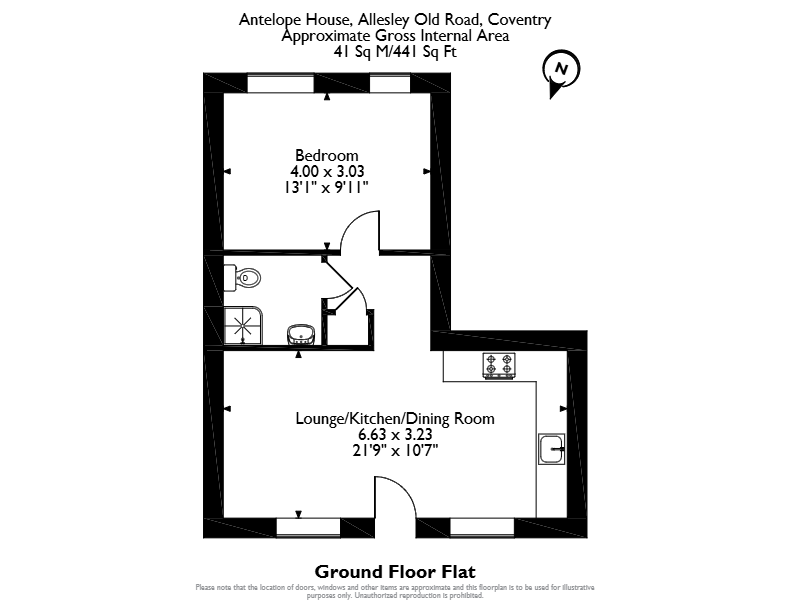 Allesley Old Road, Coventry, floorplan