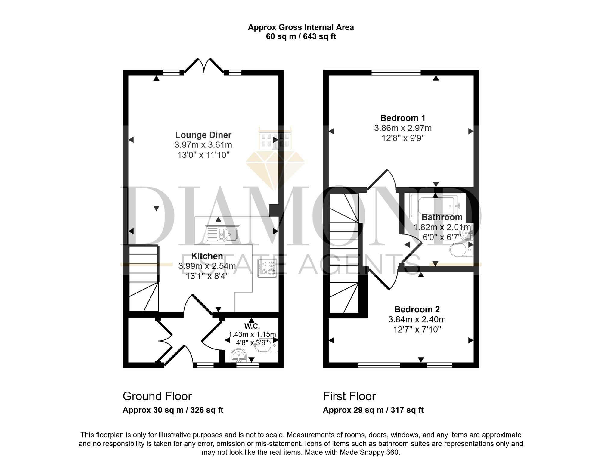 41 Gale Way, Tiverton floorplan