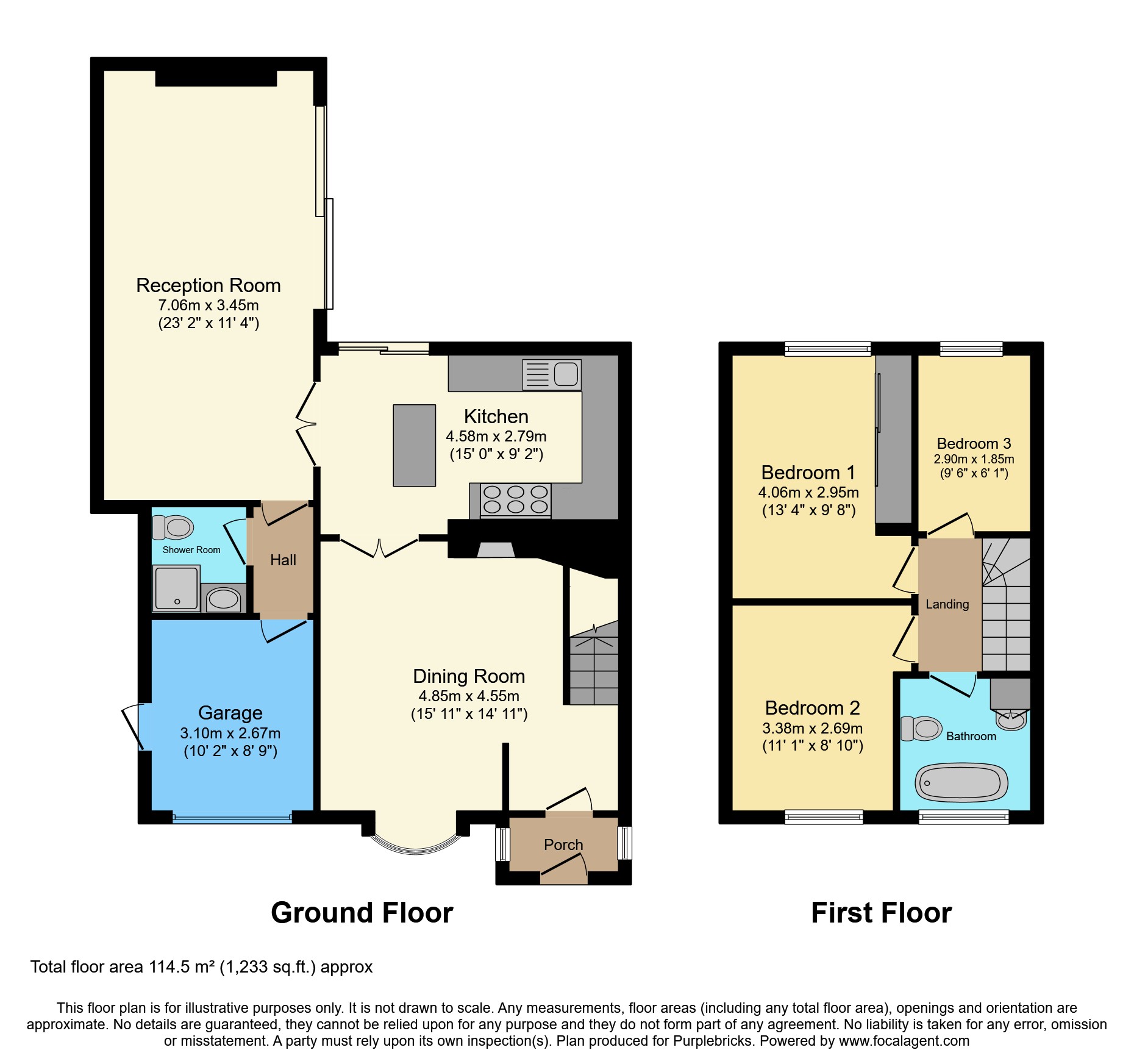 13, Clover Hill, Walsall floorplan