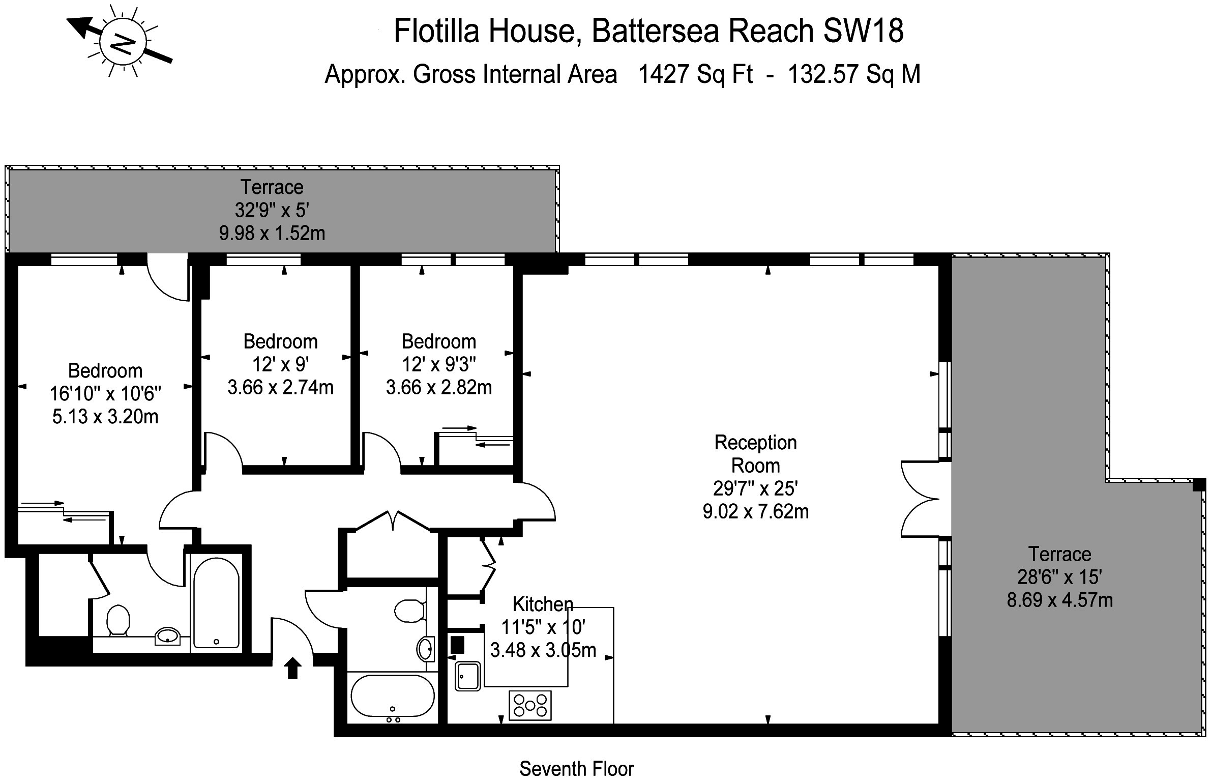 55, Flotilla House, Battersea Reach, Wandsworth floorplan