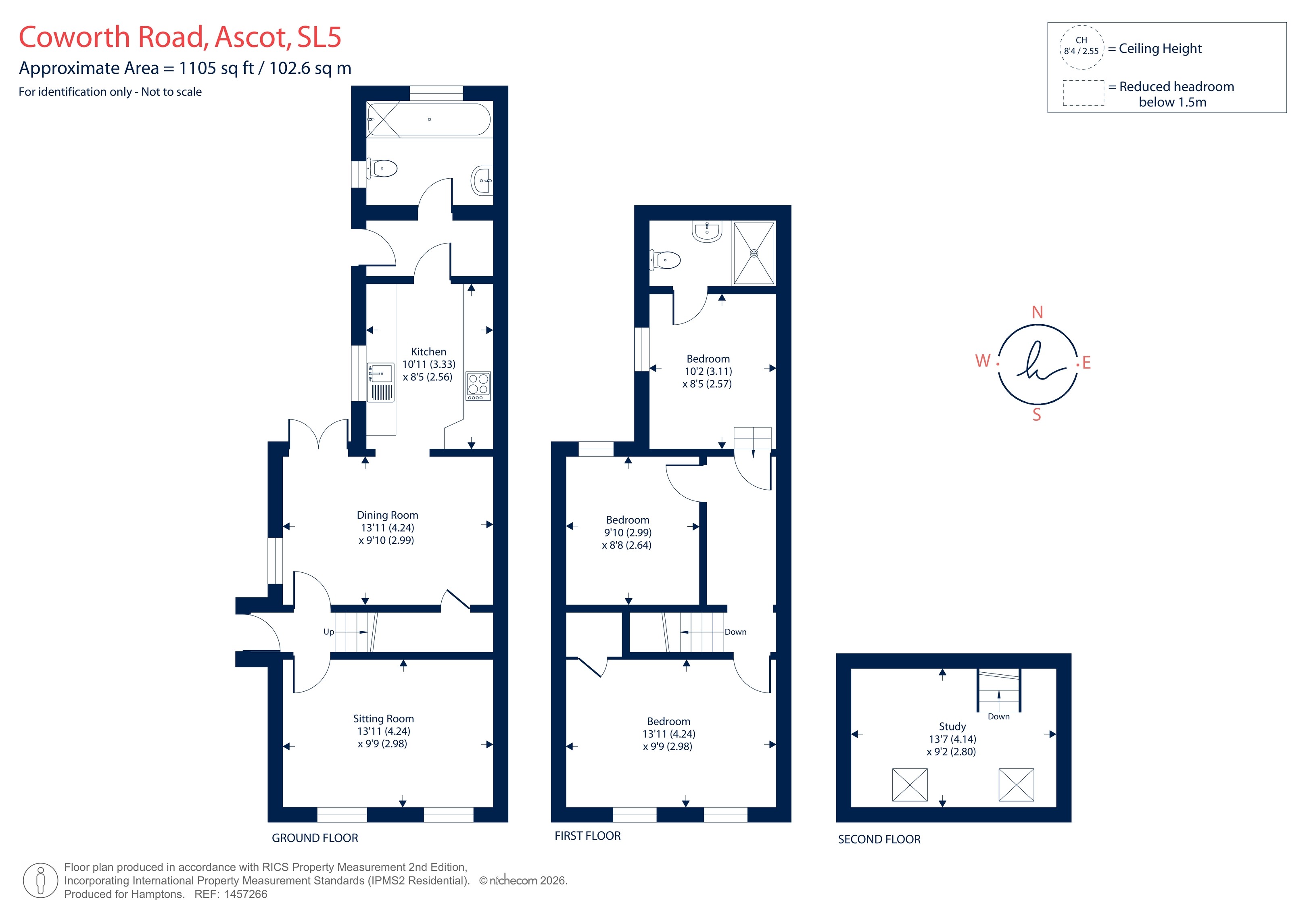 19, Coworth Road, Ascot floorplan