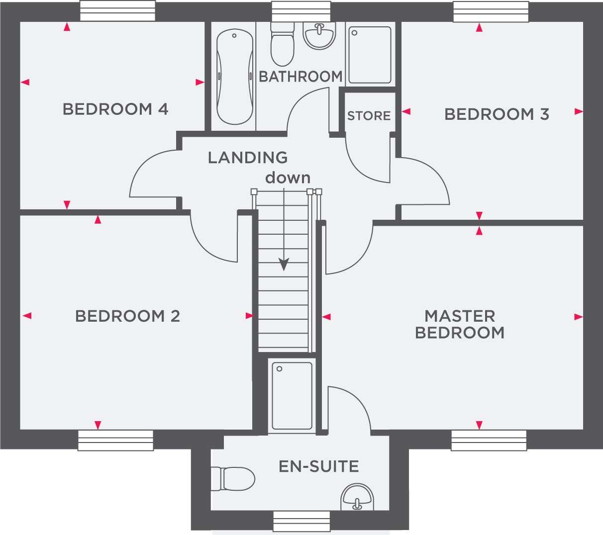 161, 1 Molbrook Road, South Molton floorplan