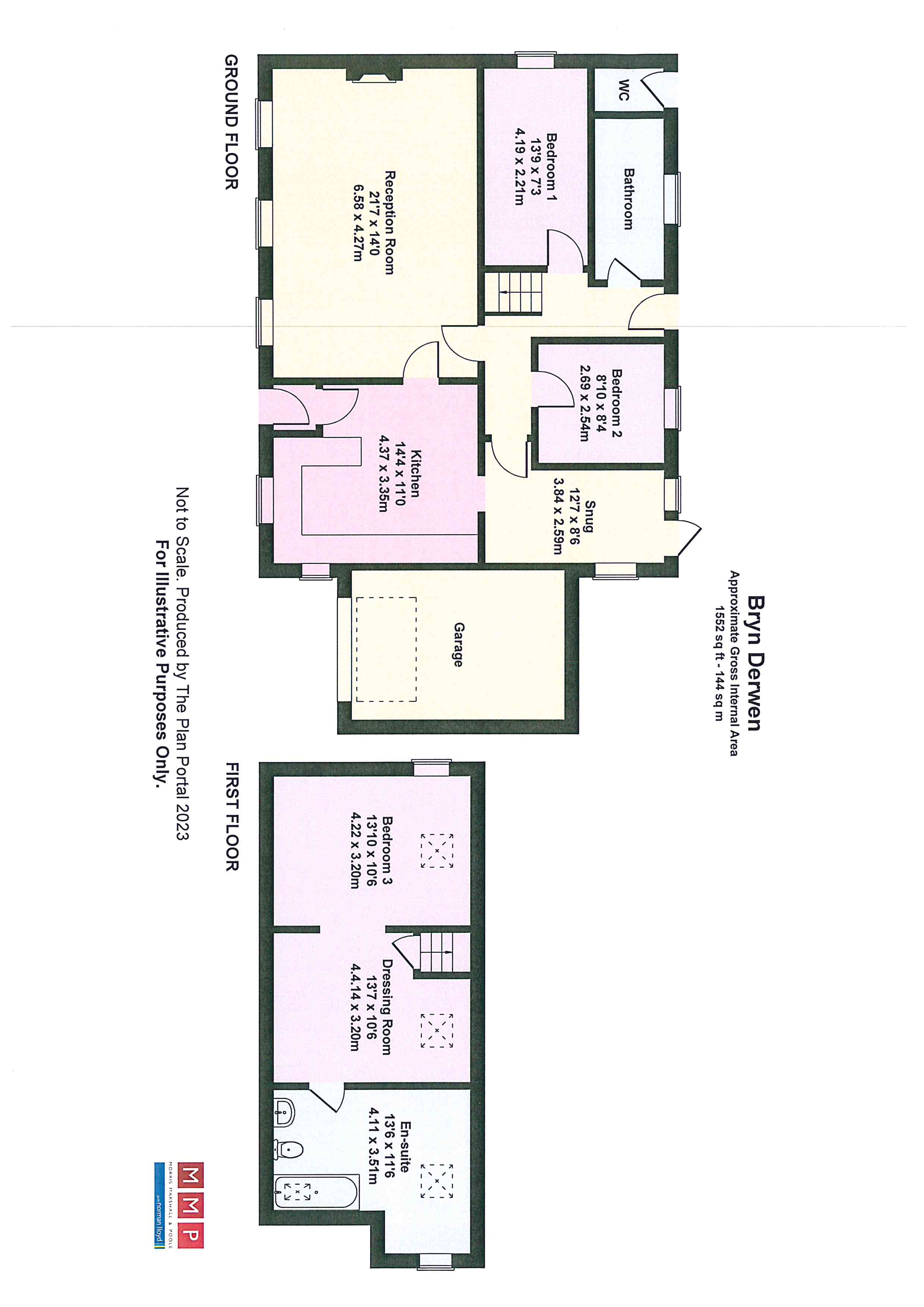 Brynderwen,, Dinas Mawddwy, Gwynedd floorplan