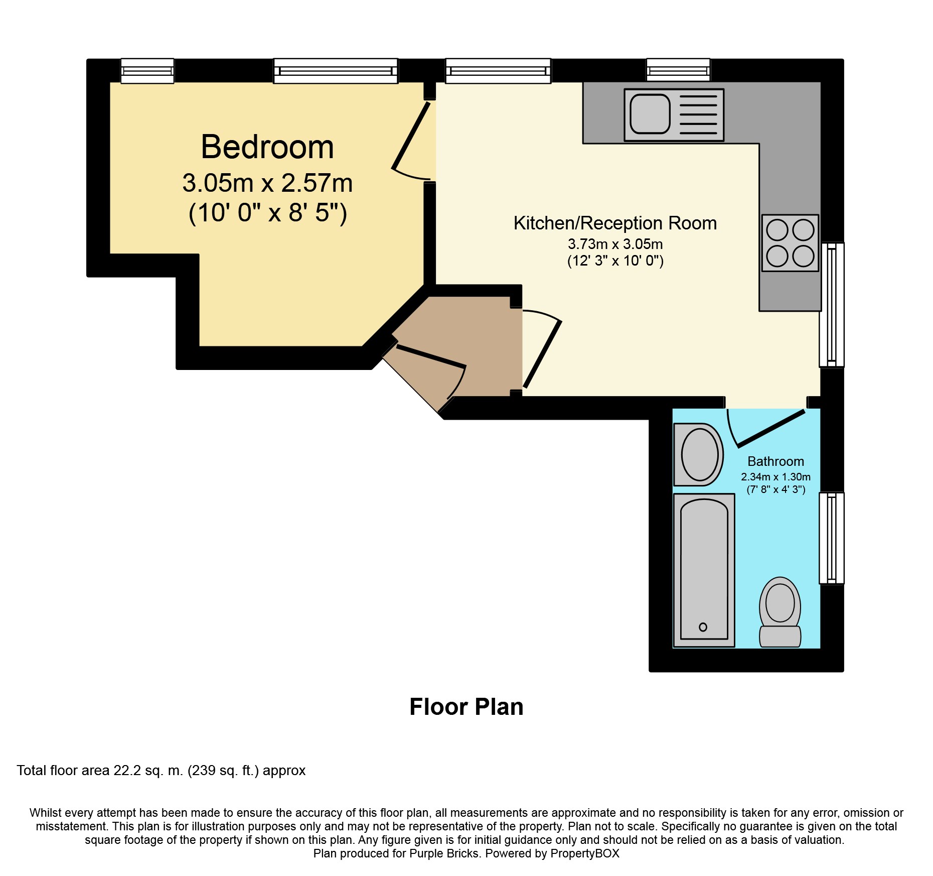 1 Bedrooms Flat for sale in 250 South Coast Road, Peacehaven BN10