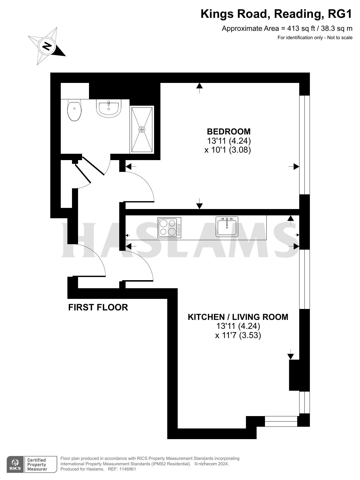 310, Flat 8, Kings Road, Reading floorplan