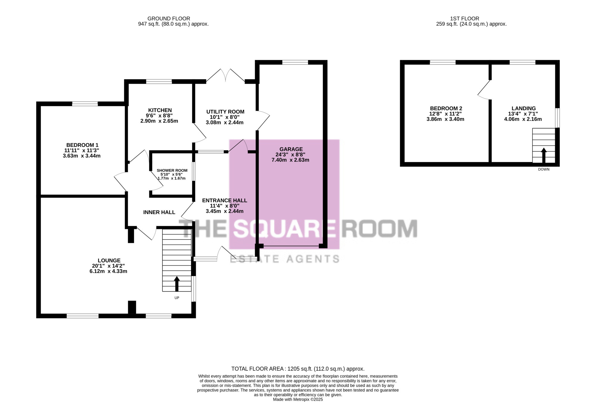 2, Warwick Place, Normoss floorplan