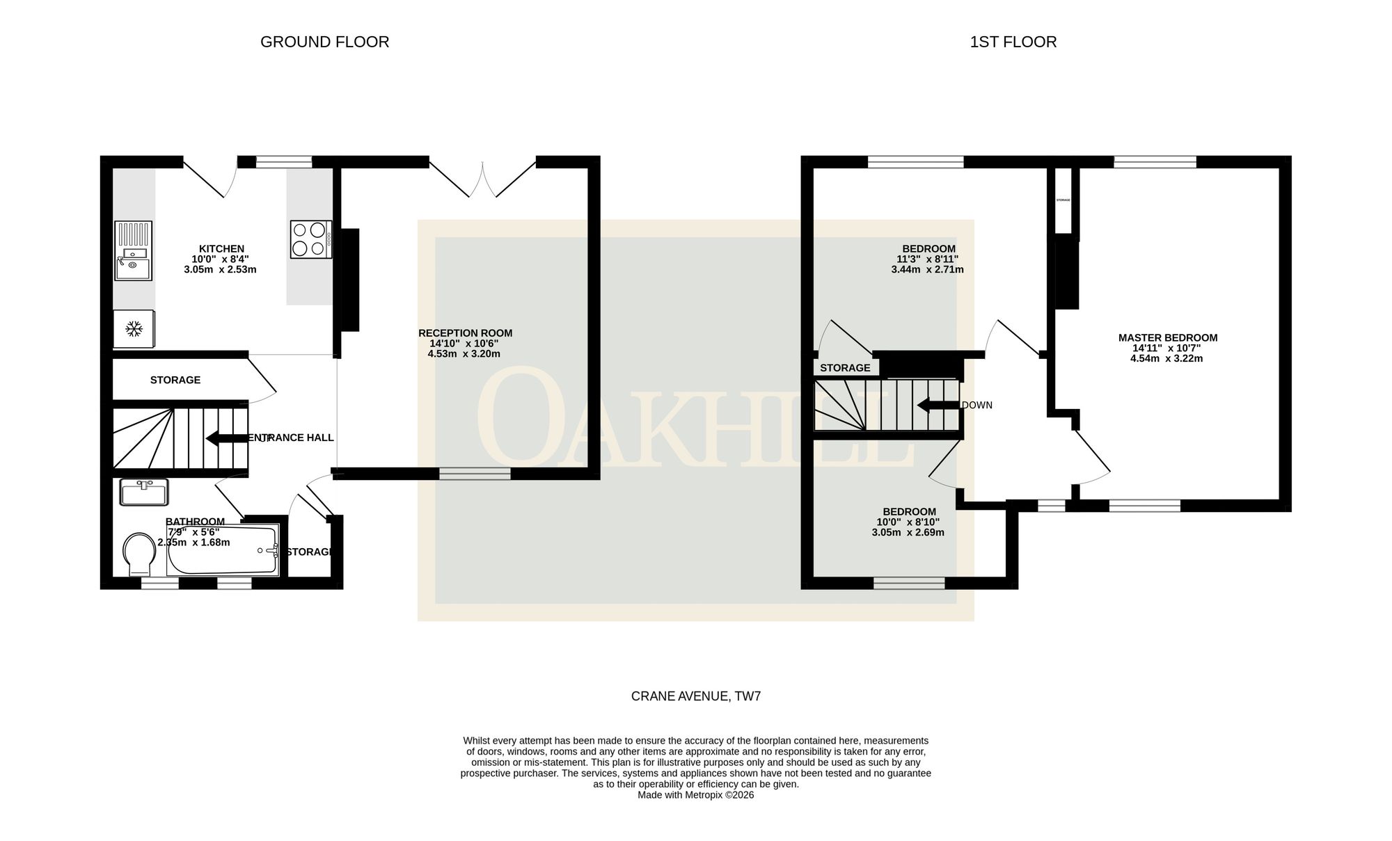 43 Crane Avenue, Isleworth floorplan