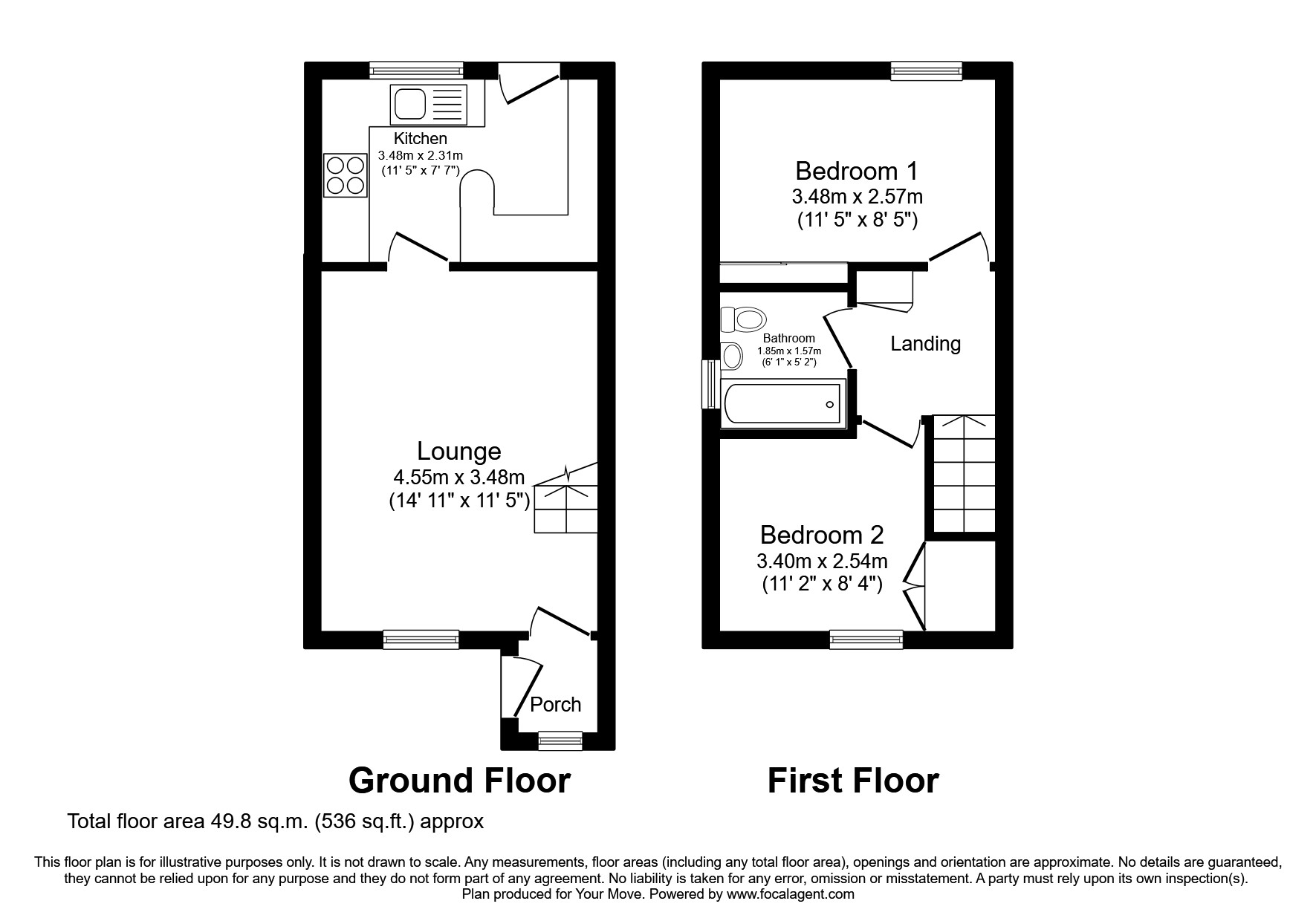 Gillbrae, Dumfries DG1, 2 bedroom end terrace house for sale 64127224