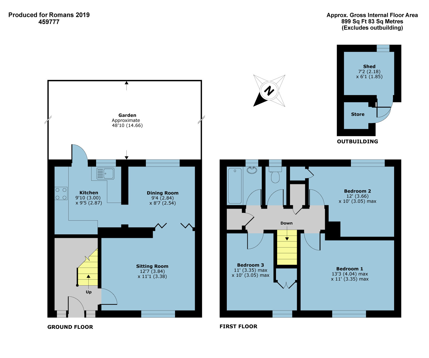 3 Bedrooms Terraced house for sale in Comsaye Walk, Bracknell, Berkshire RG12