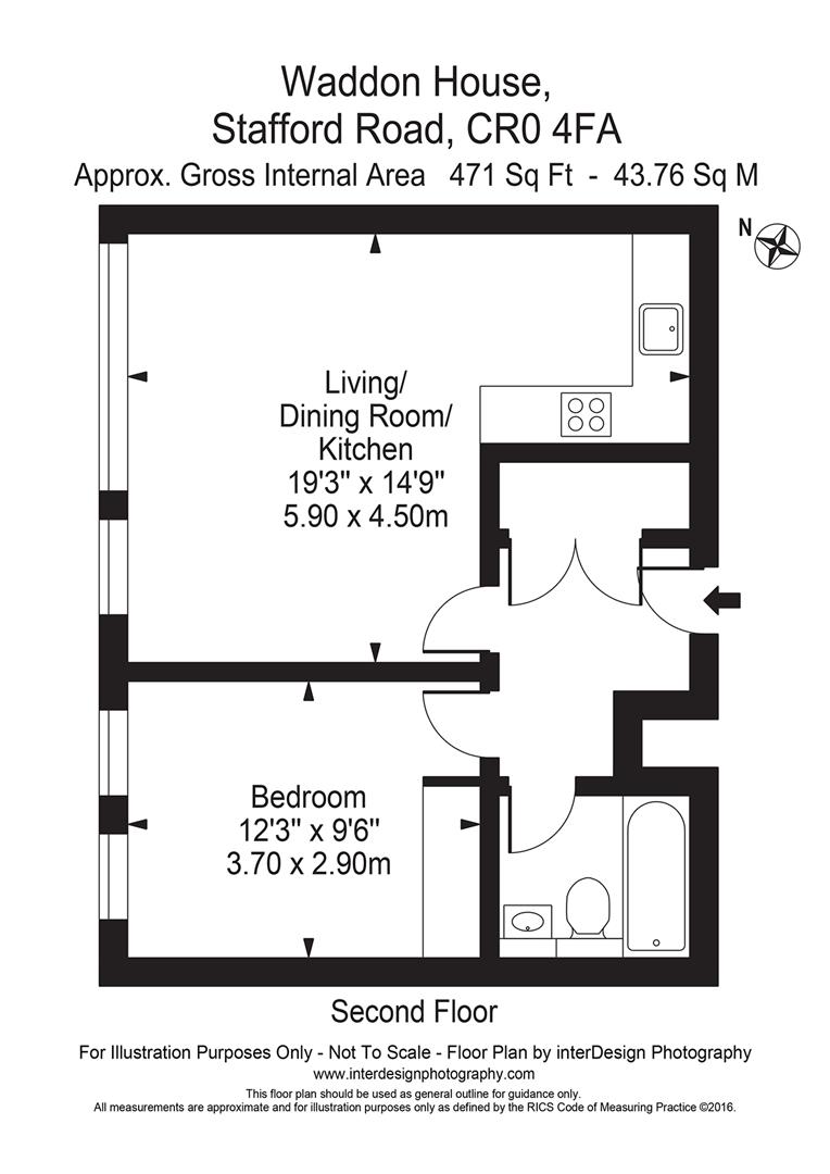 Stafford Road, Croydon floorplan