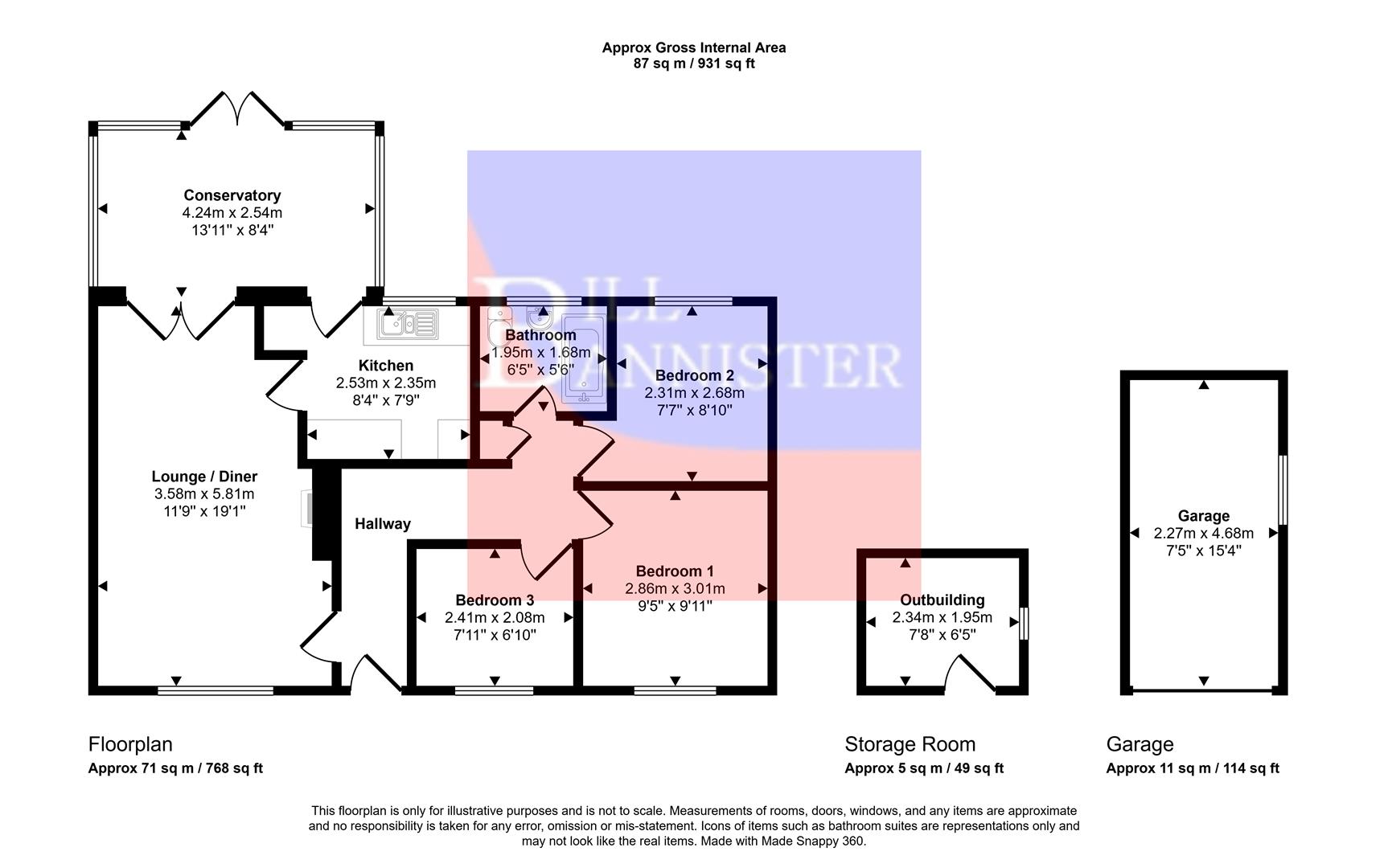 4, Trethern Close, Camborne floorplan