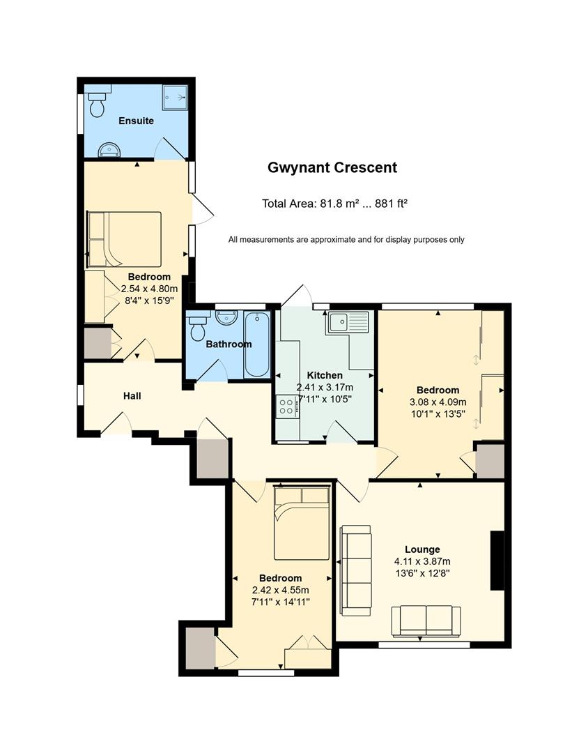 14, Gwynant Crescent, Cardiff floorplan