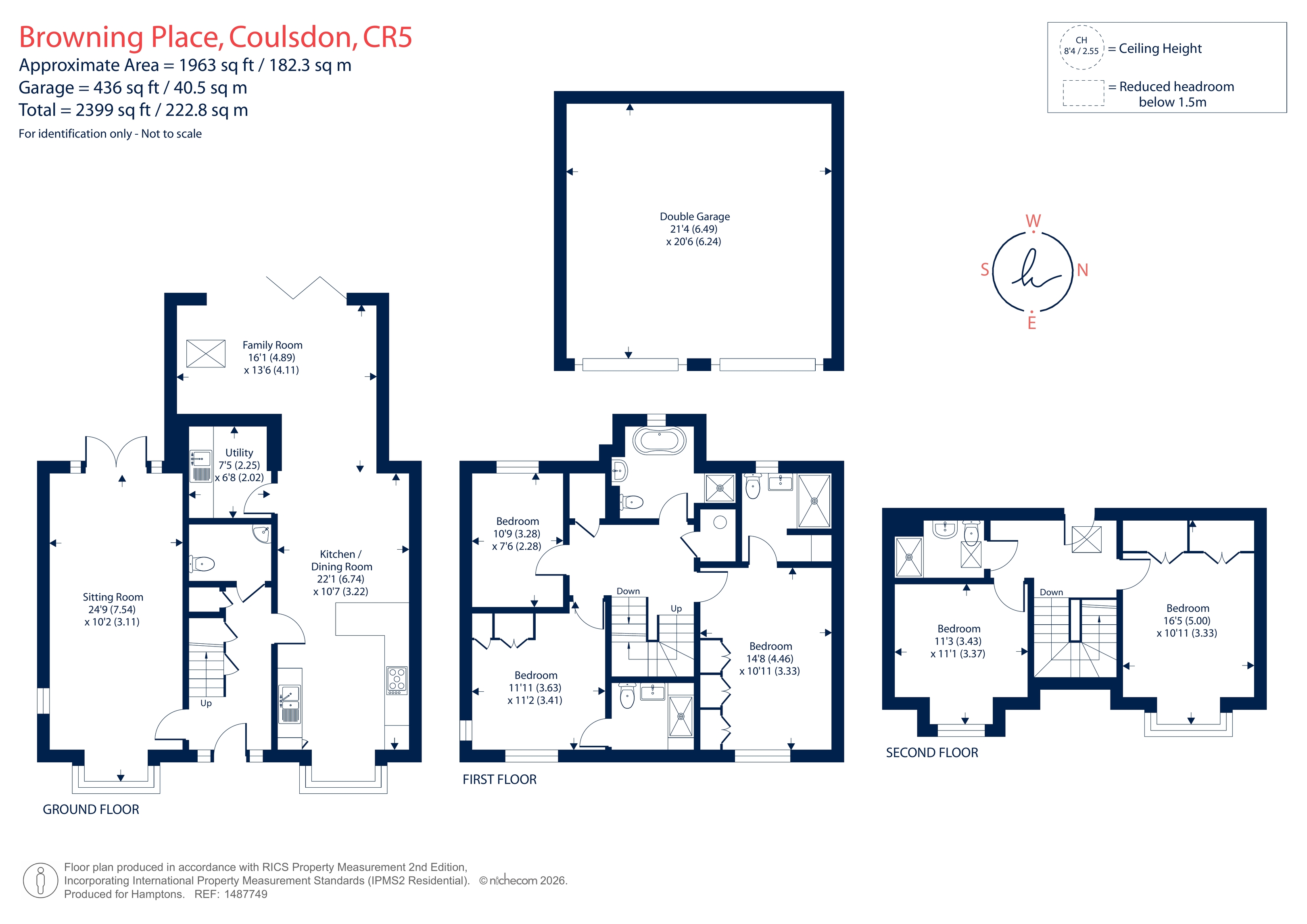 1, Browning Place, Coulsdon floorplan