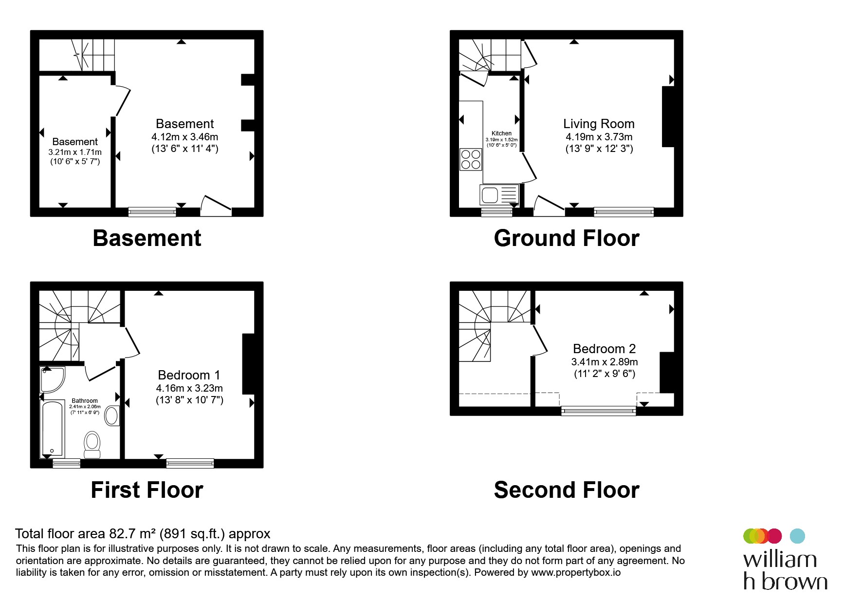 55, Dorset Road, Leeds floorplan