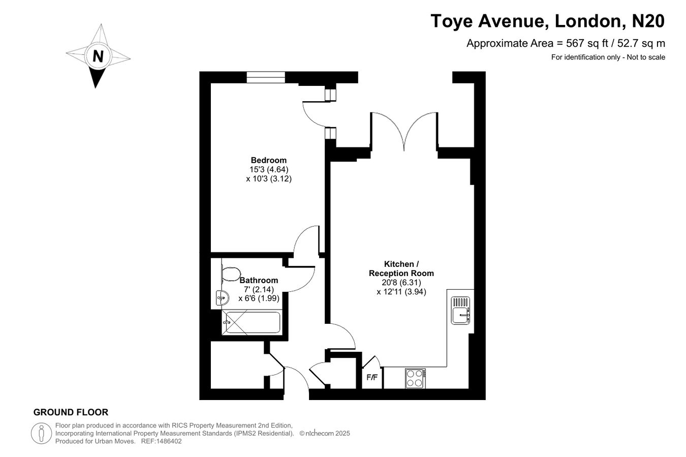 1, Oregon Court, Whetstone floorplan