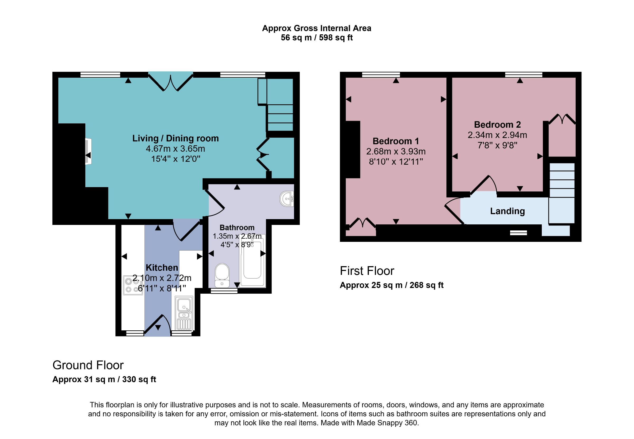 12a Kirkgate, Knaresborough floorplan