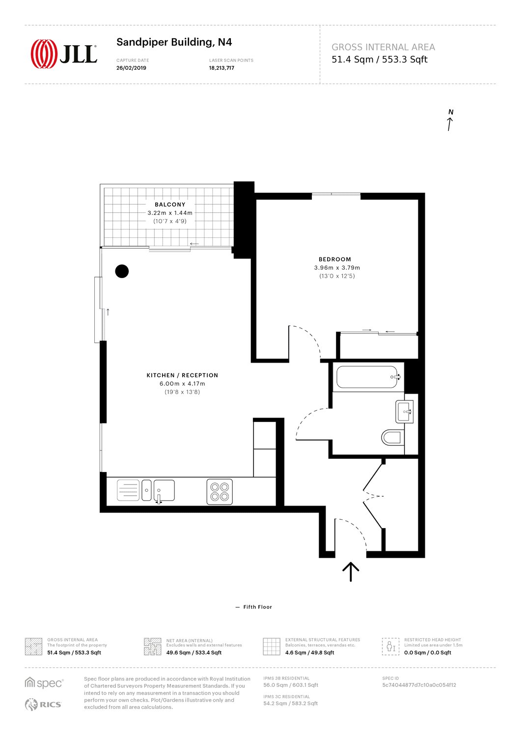 1 Bedrooms Flat to rent in Sandpiper Building, 44 Newnton Close, London N4