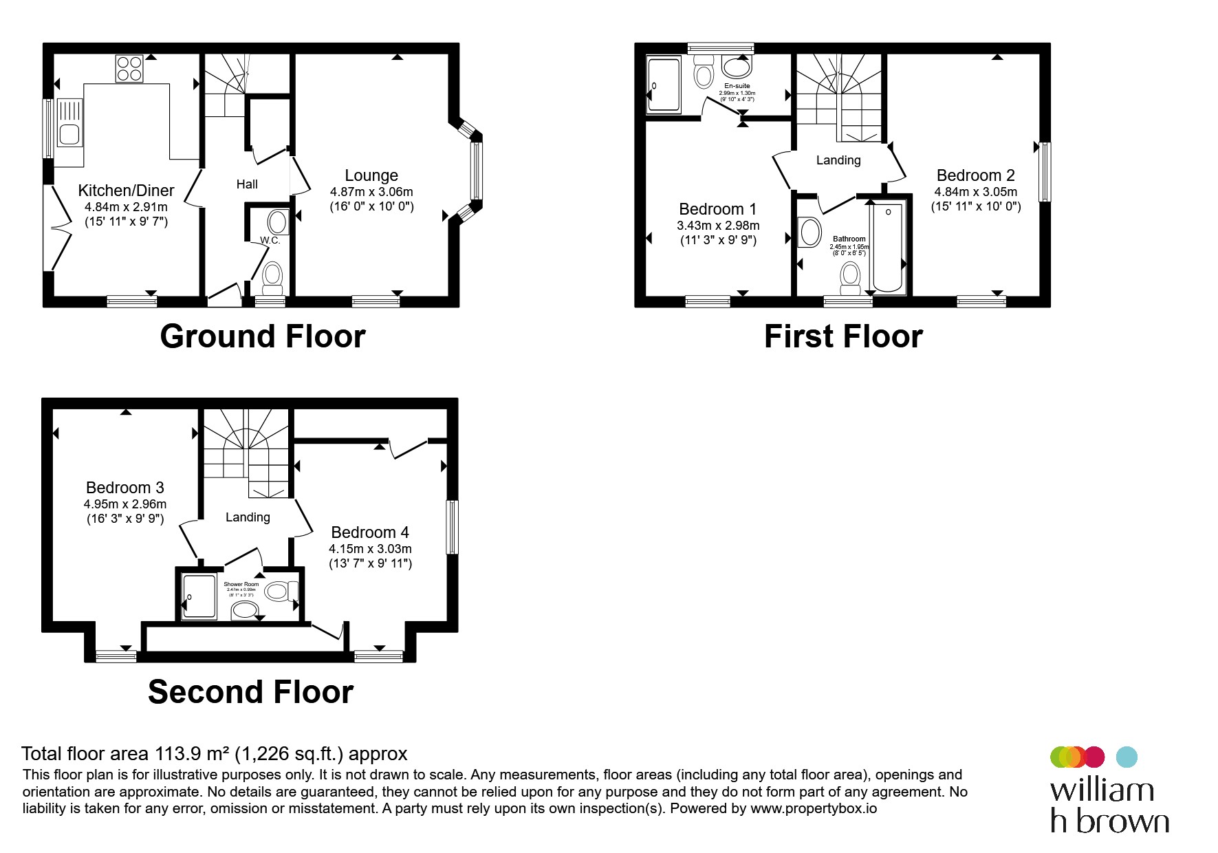 57, Hodding Road, Worksop floorplan