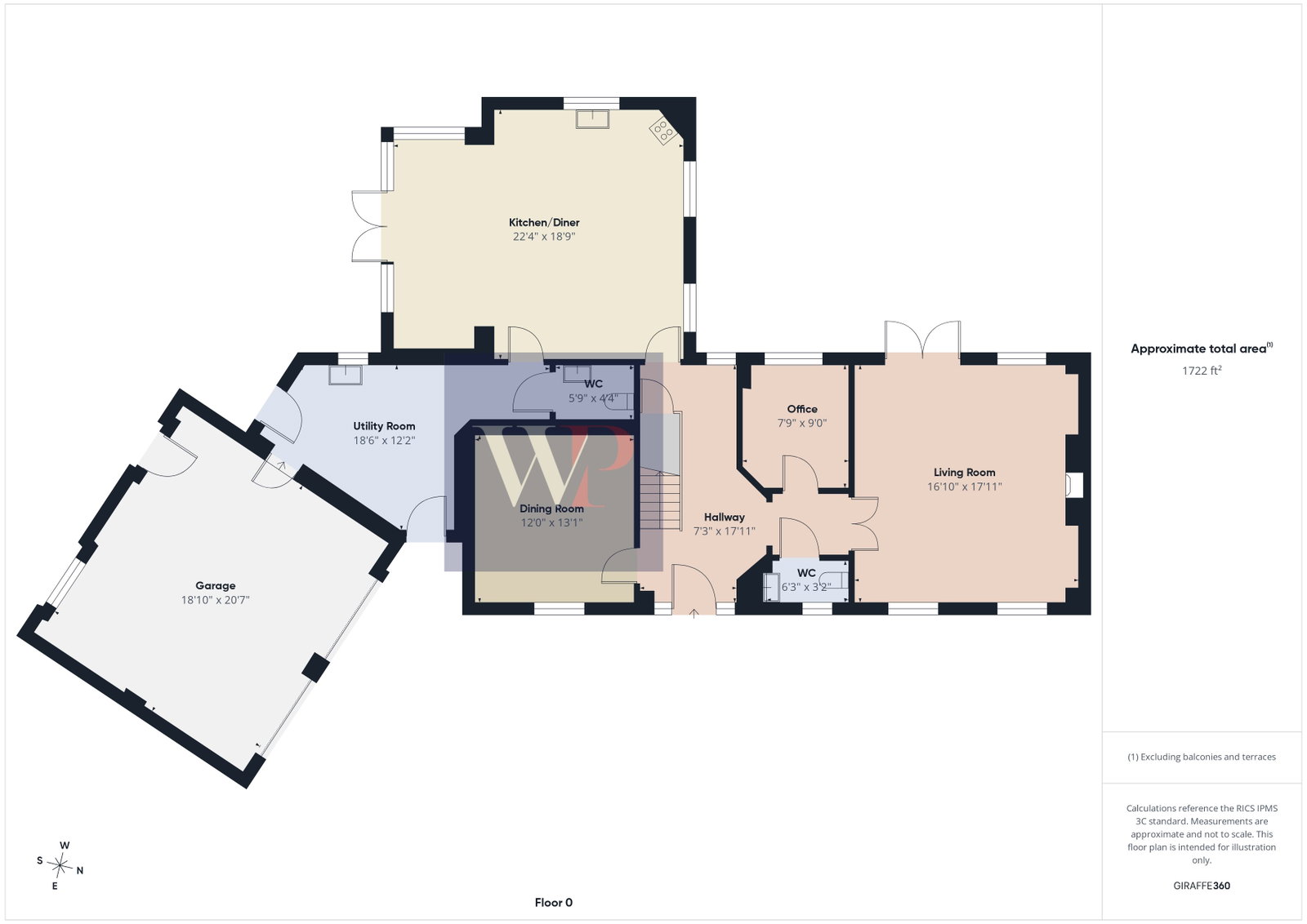 Red Oak House, Nursery Gardens, Stowmarket floorplan