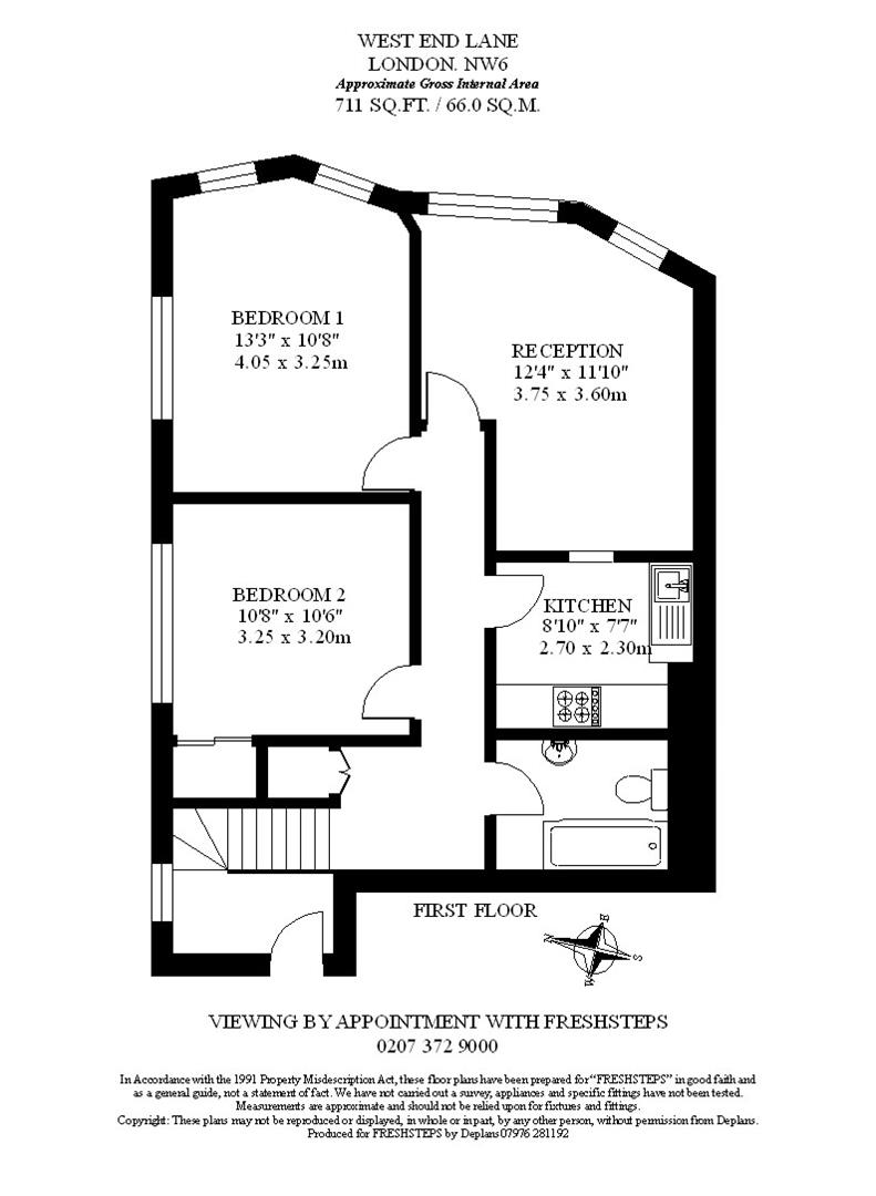 West End Lane, London floorplan