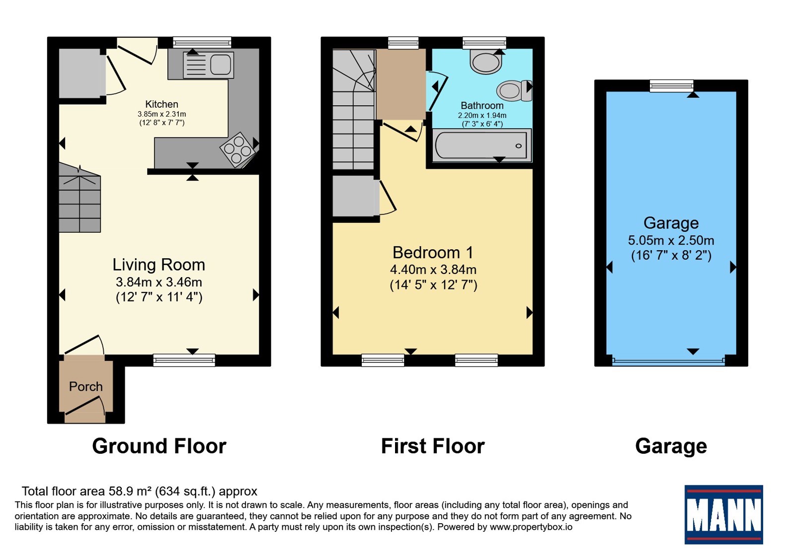 61, Cowslip Close, Hampshire floorplan