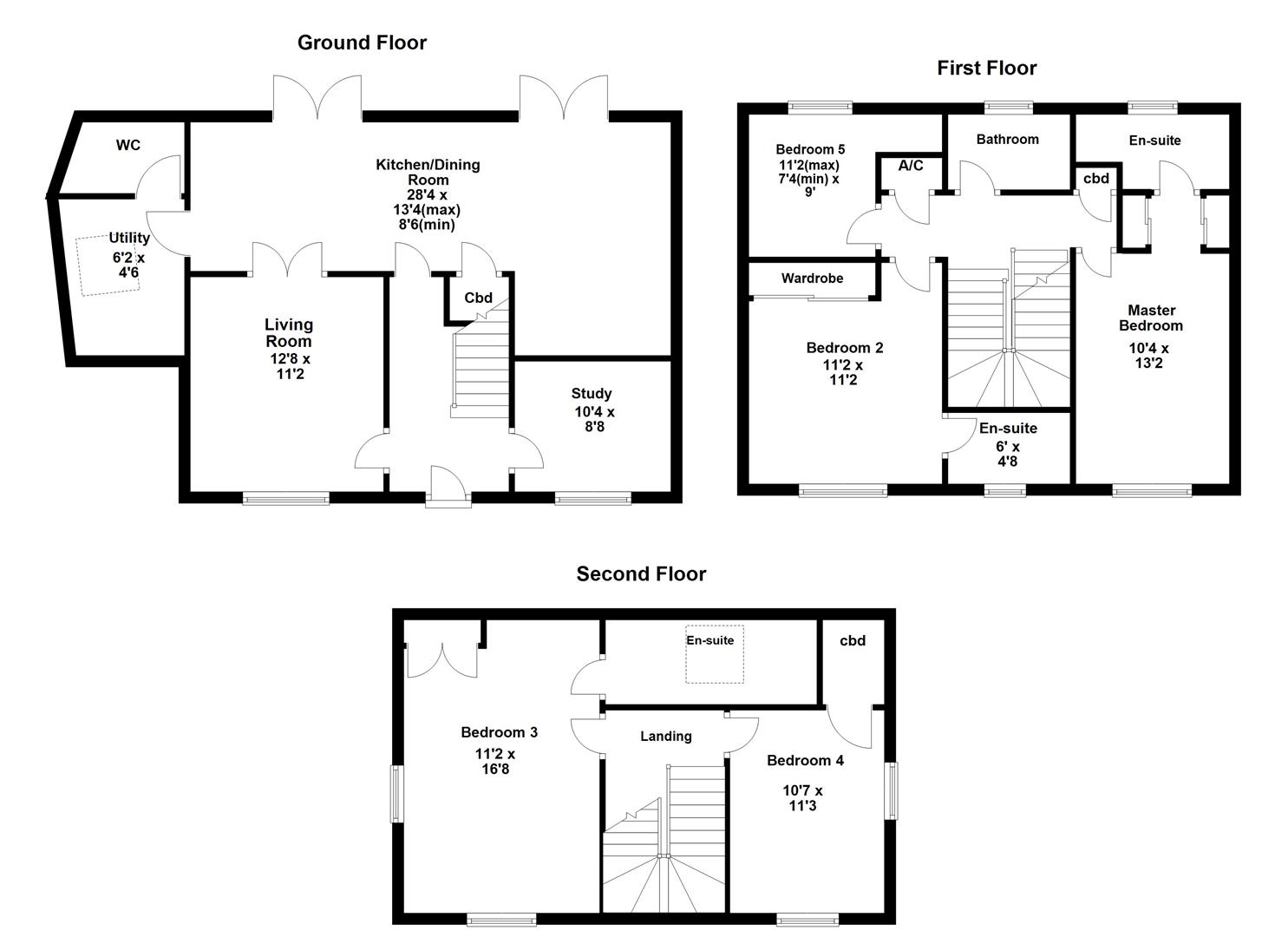 16, Windermere Drive, Corby floorplan