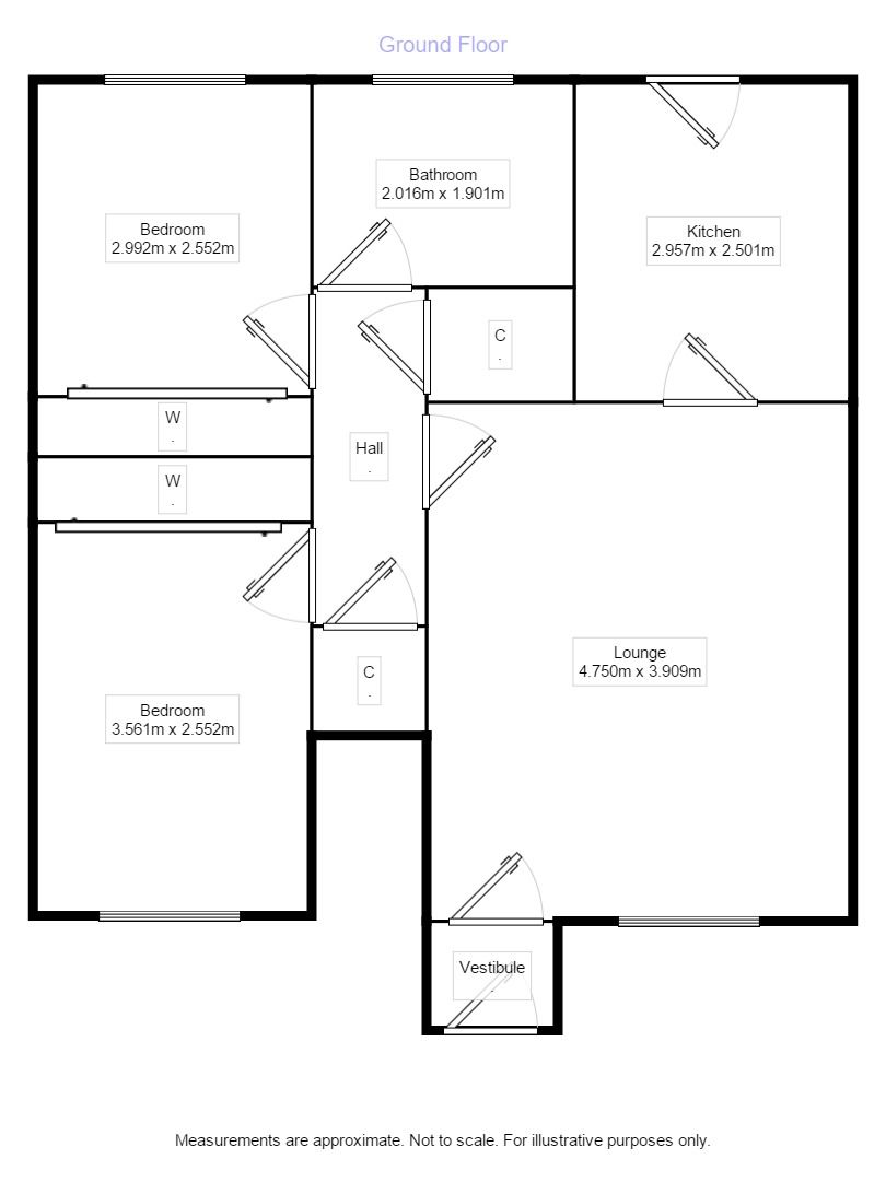 2 Bedrooms Flat for sale in Brookfield Place, Alva FK12