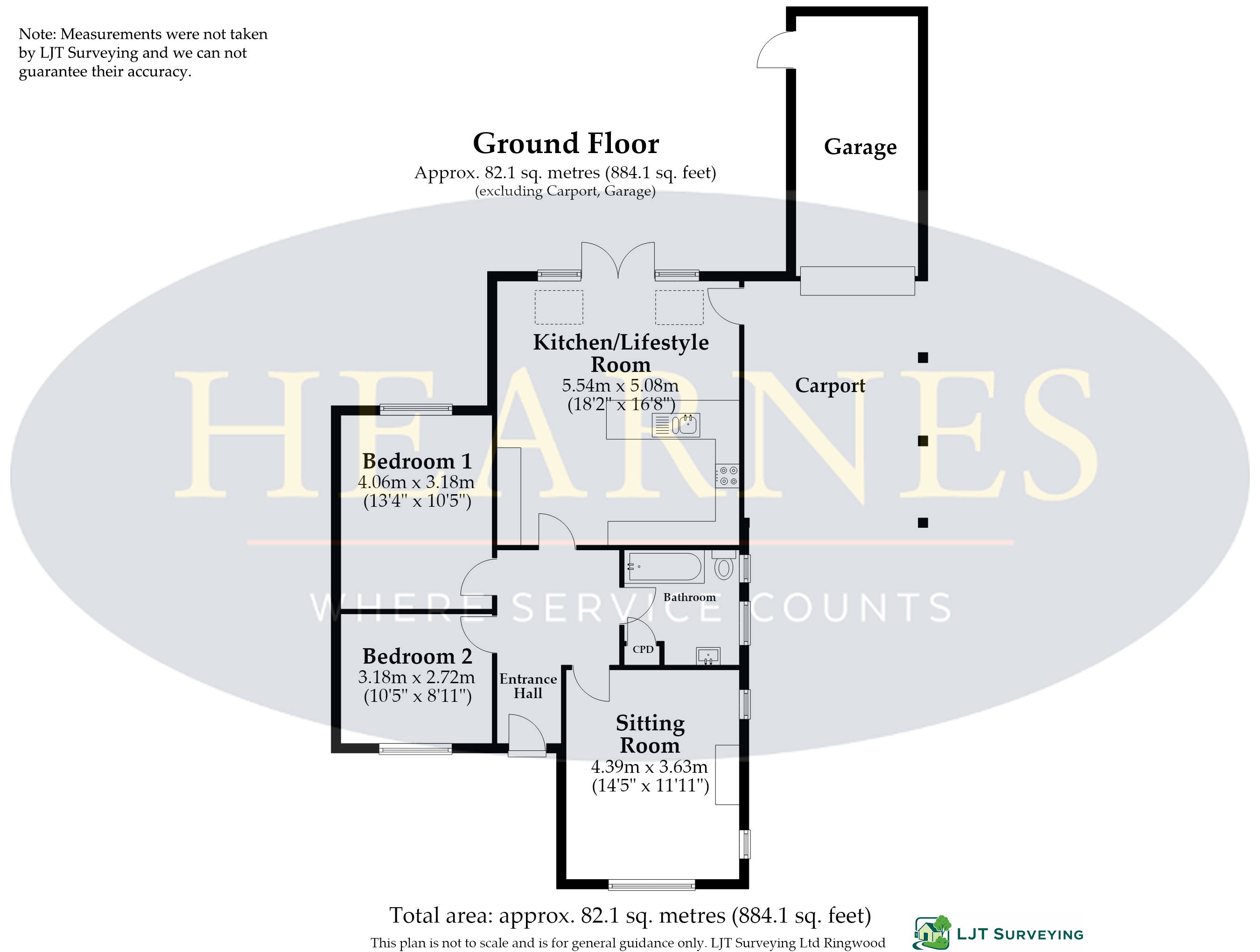 8, Whitby Crescent, Broadstone floorplan