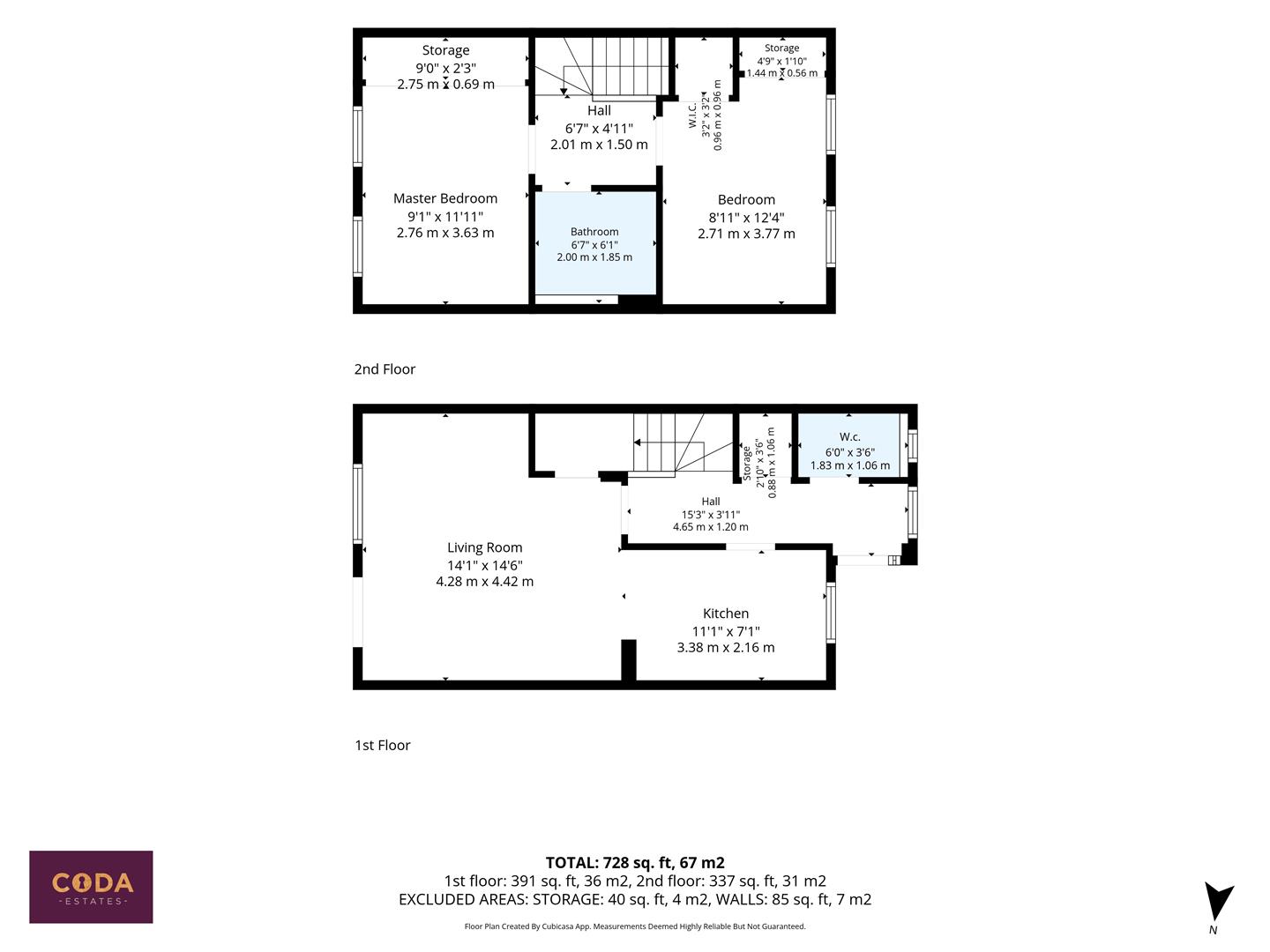 6, Shuna Court, Glasgow floorplan
