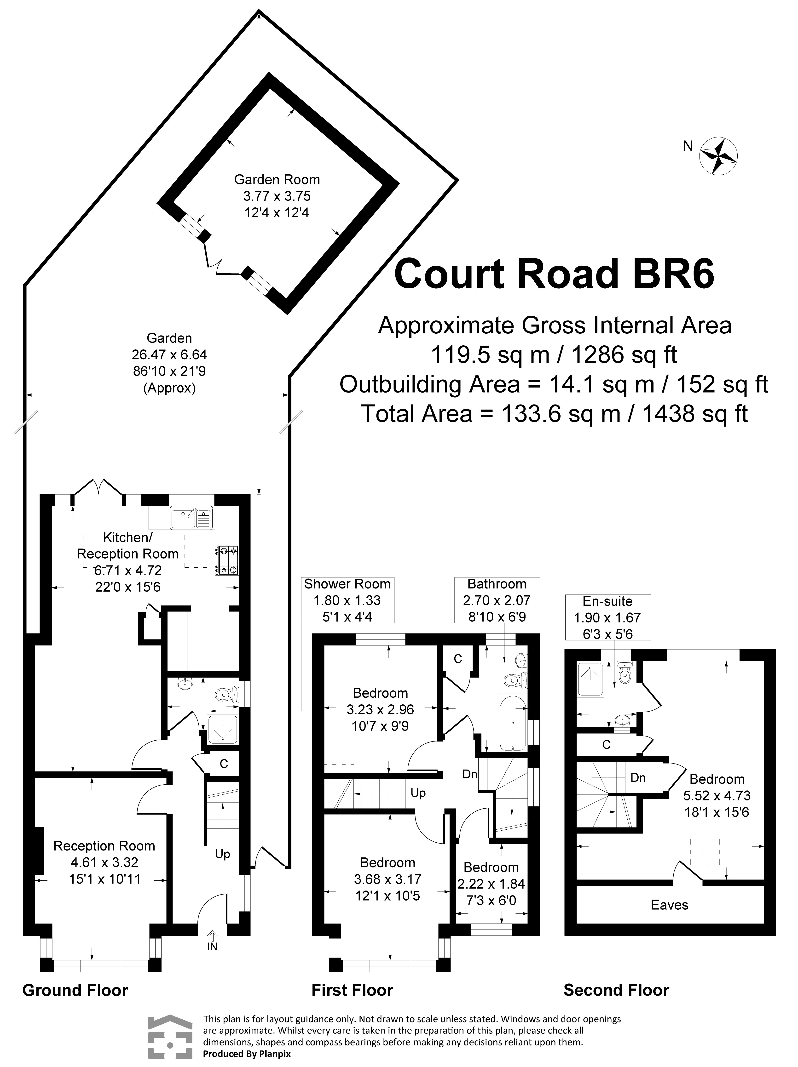 11, Court Road, Kent floorplan