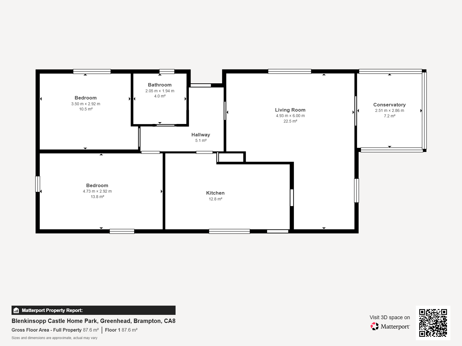 53, Blenkinsopp Castle Home Park, Brampton floorplan