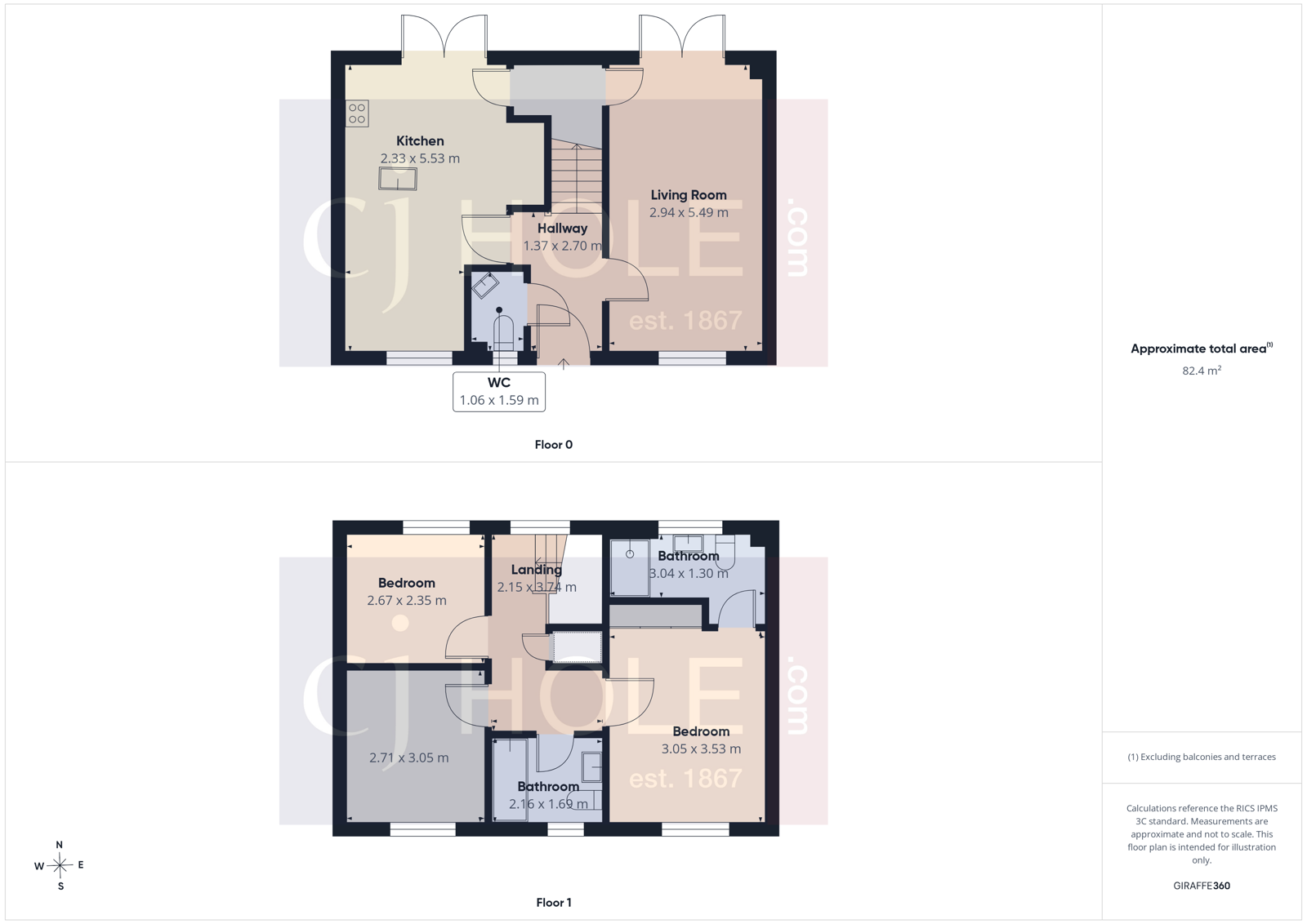 72, Mustoe Road, Bristol floorplan