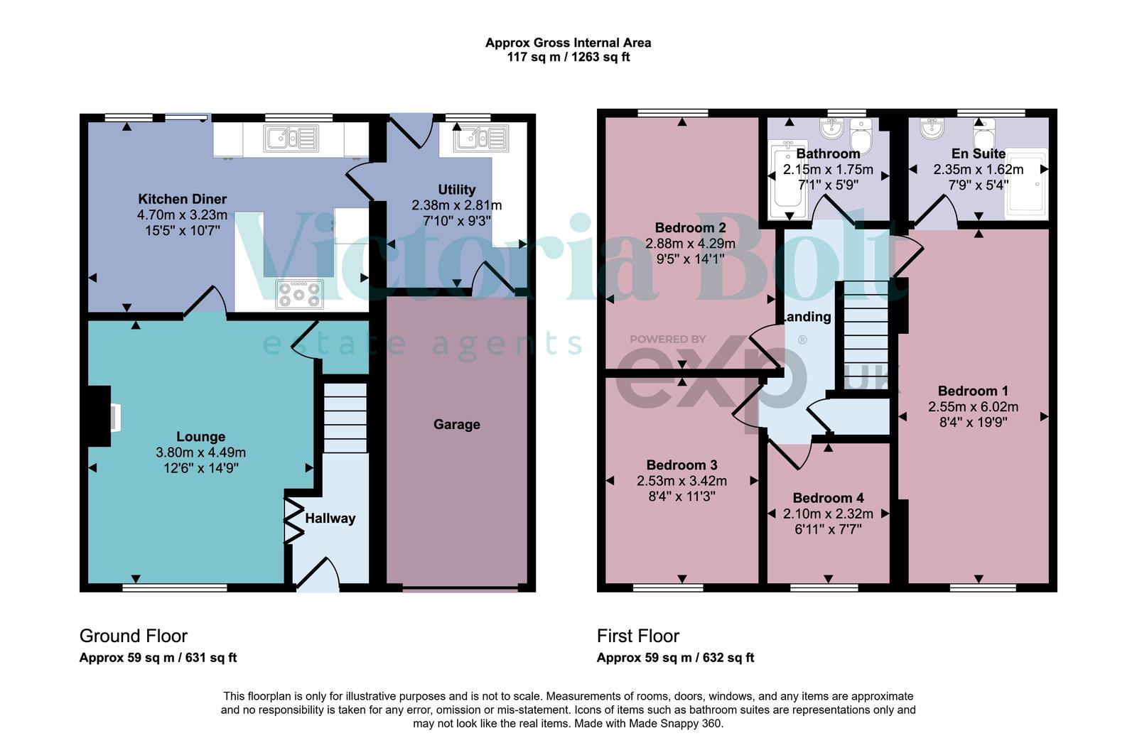 3, Greenfield Drive, Ivybridge floorplan
