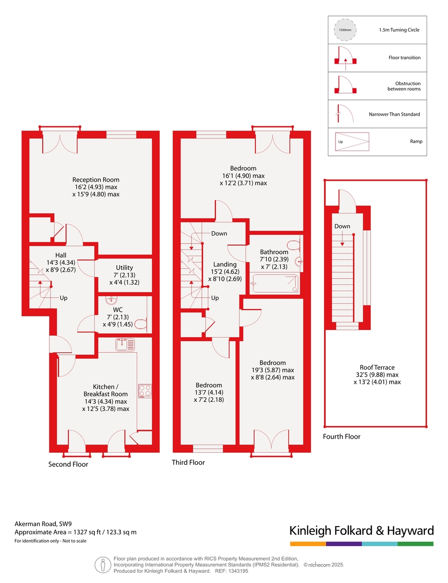Flat 2, 86, Akerman Road, London floorplan