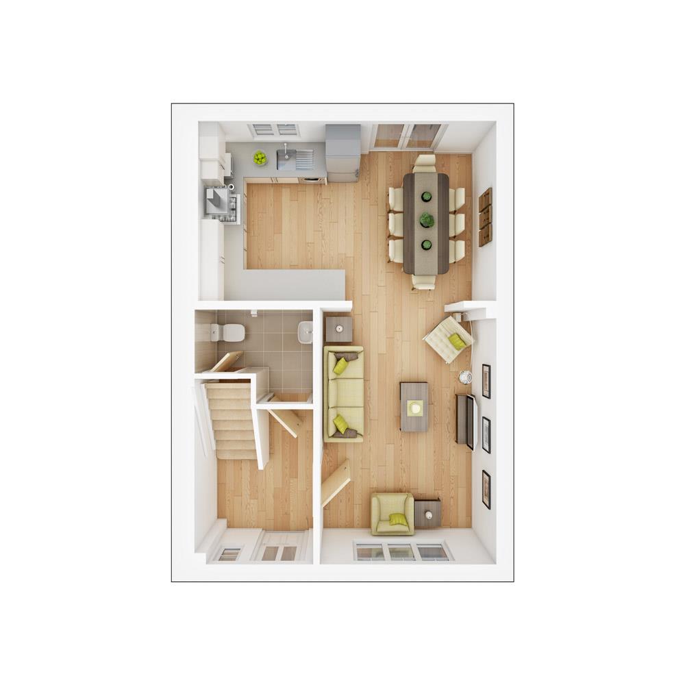 New home, 3 bed semidetached house for sale in Redwood Crescent, The