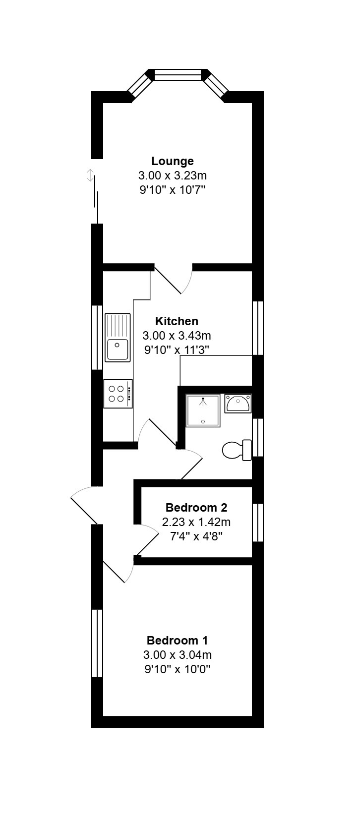 44 Sheepbridge Caravan Park, Snettisham, Norfolk floorplan