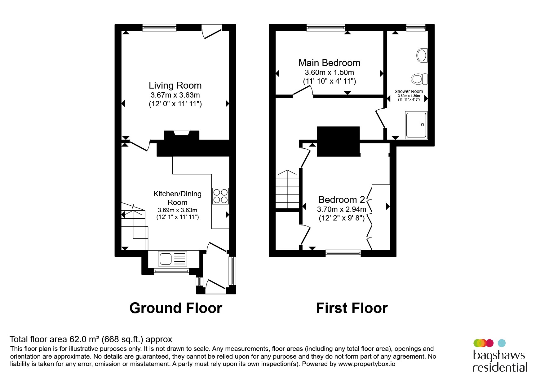 27, South Street, Ashbourne floorplan